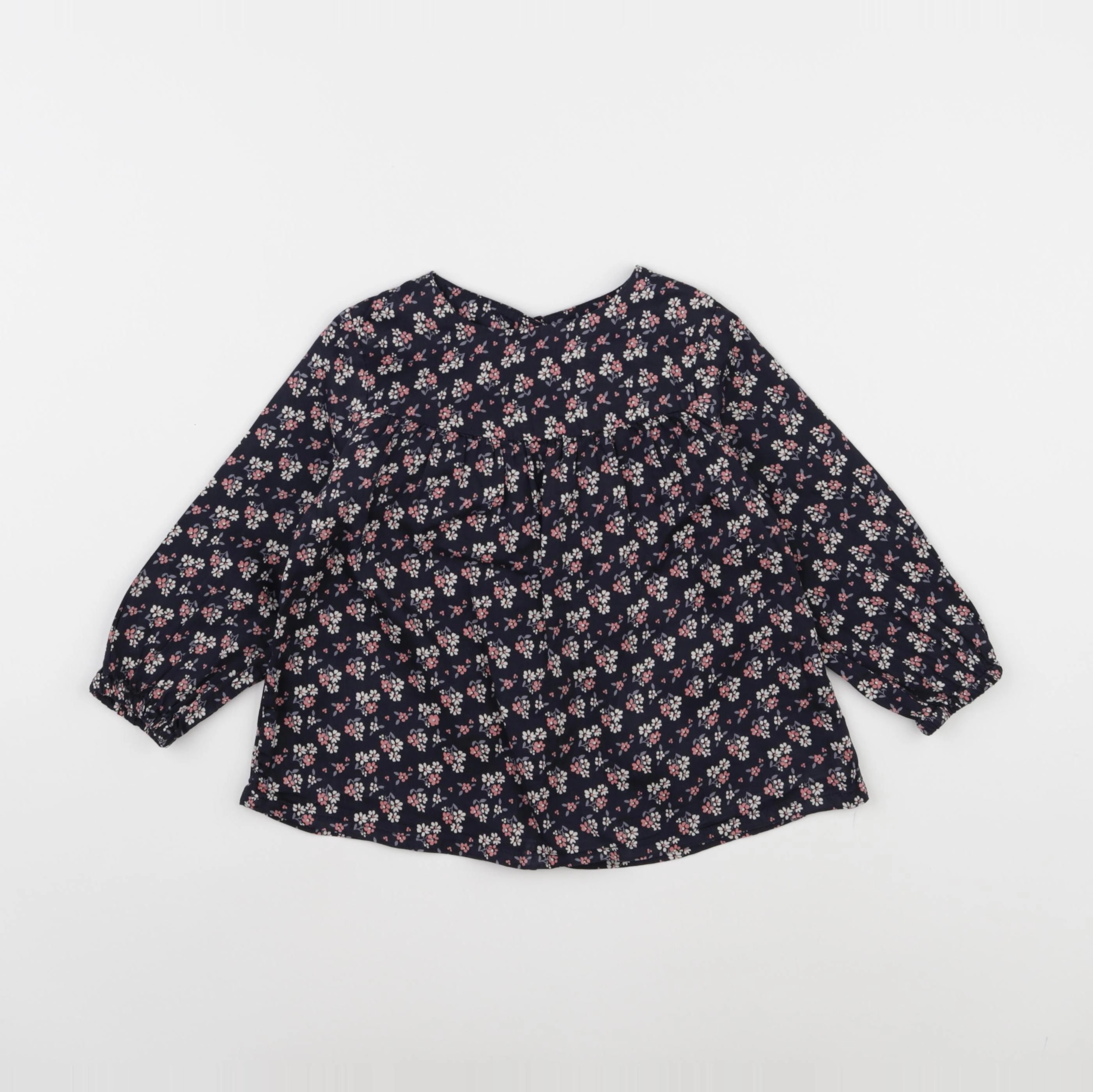 Tape à l'oeil - blouse bleu, rose - 24 mois