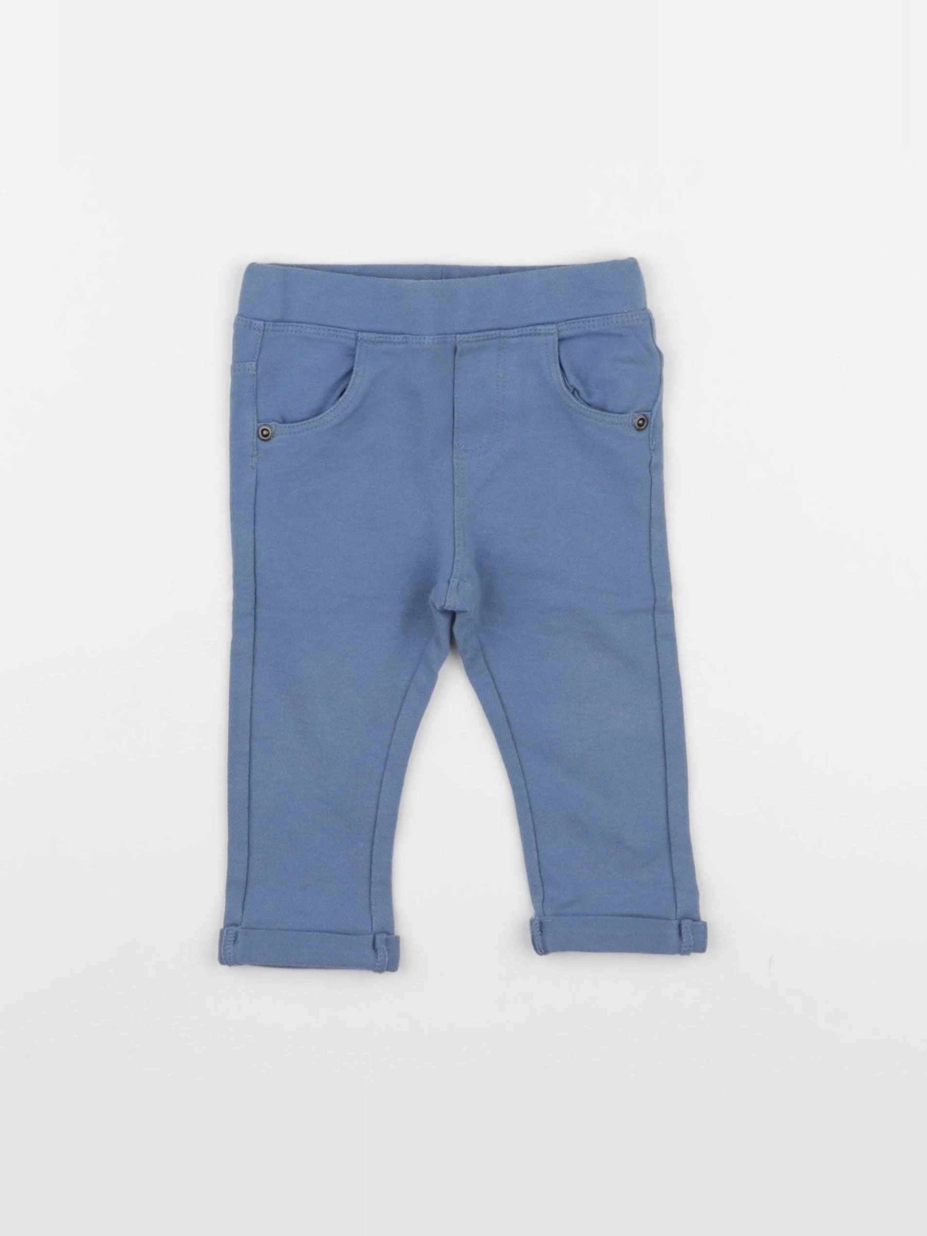 Vertbaudet - jegging bleu - 9 mois