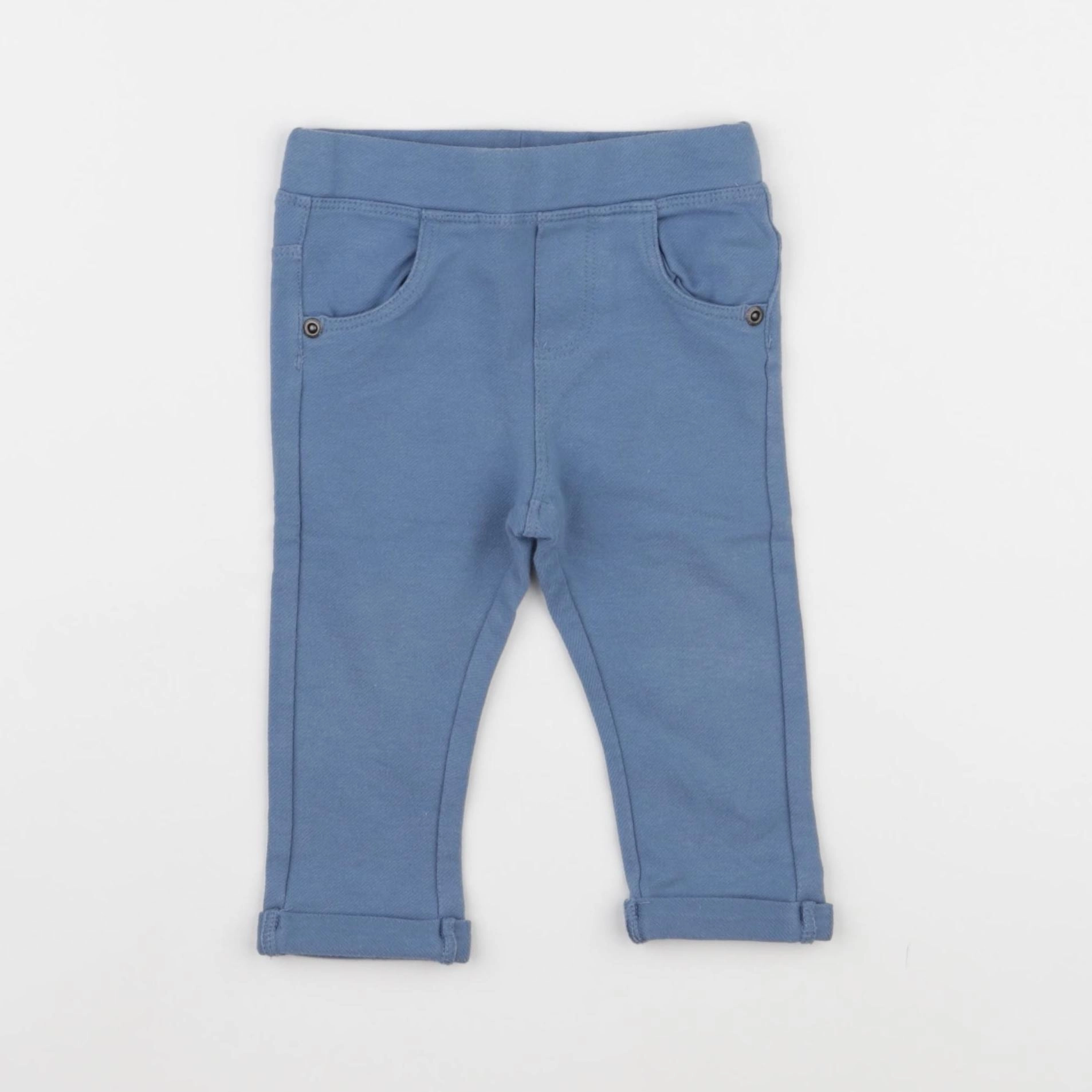 Vertbaudet - jegging bleu - 9 mois