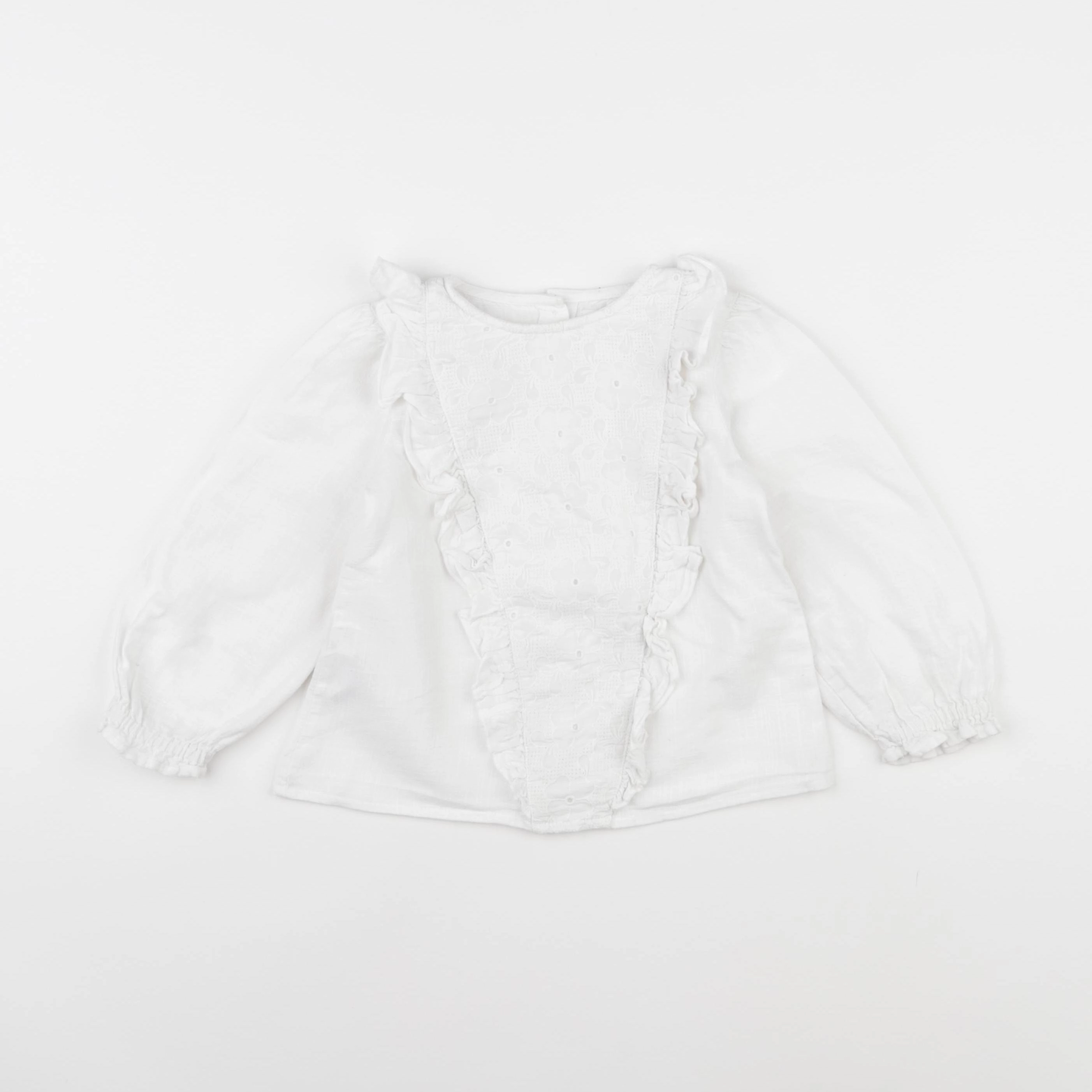 Mango - blouse blanc - 2/3 ans
