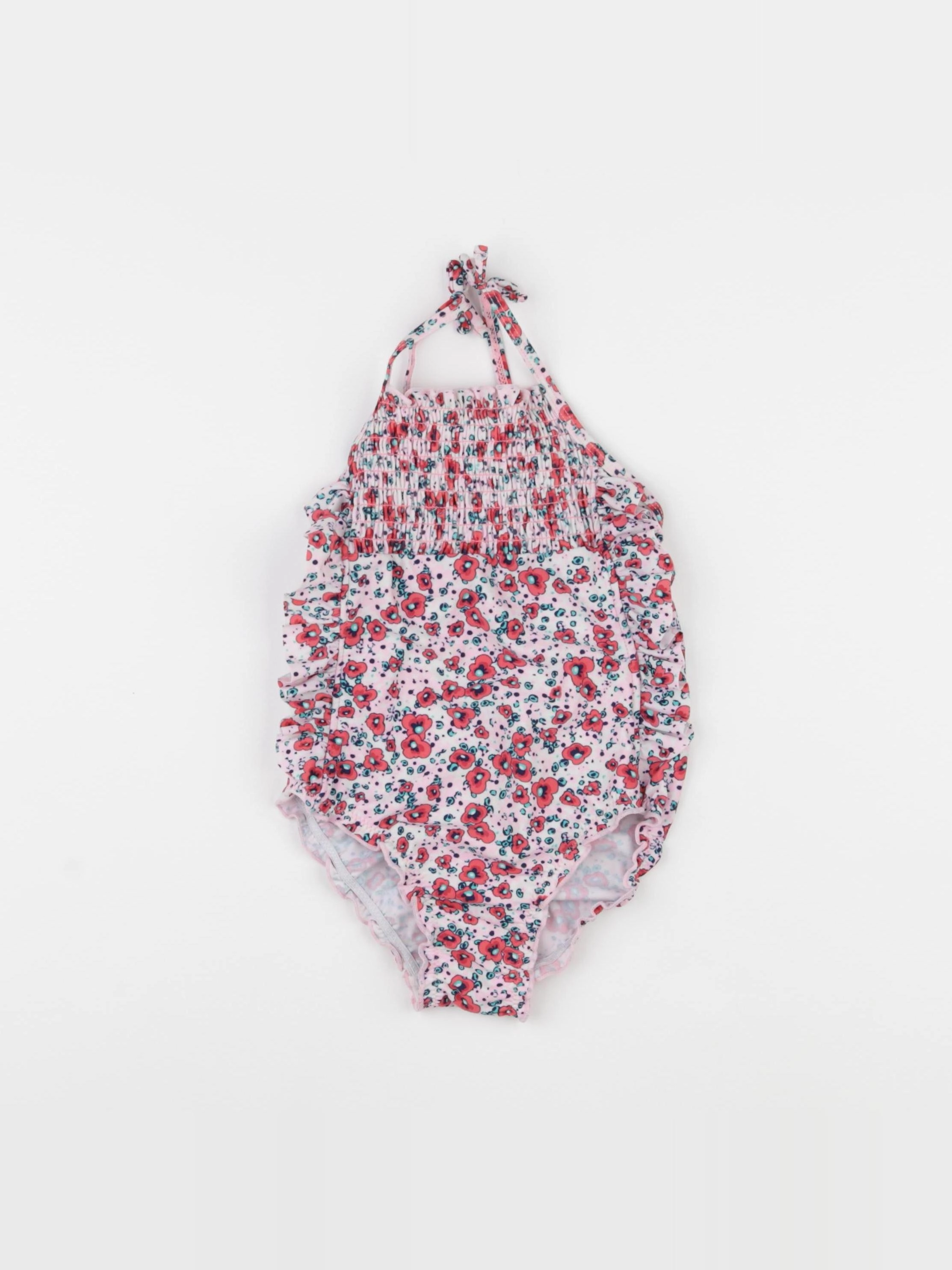 Vertbaudet - maillot de bain rose - 6 ans