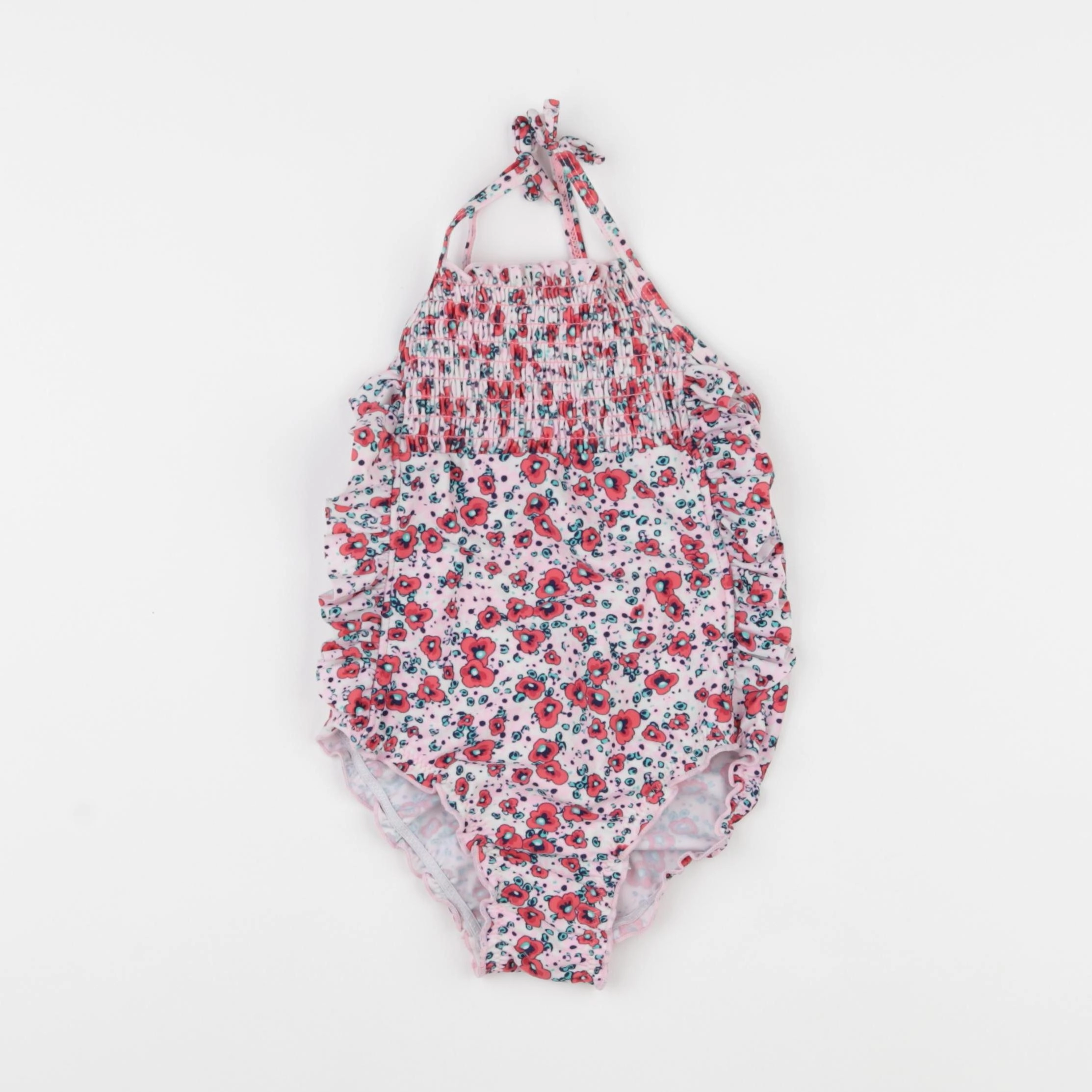 Vertbaudet - maillot de bain rose - 6 ans