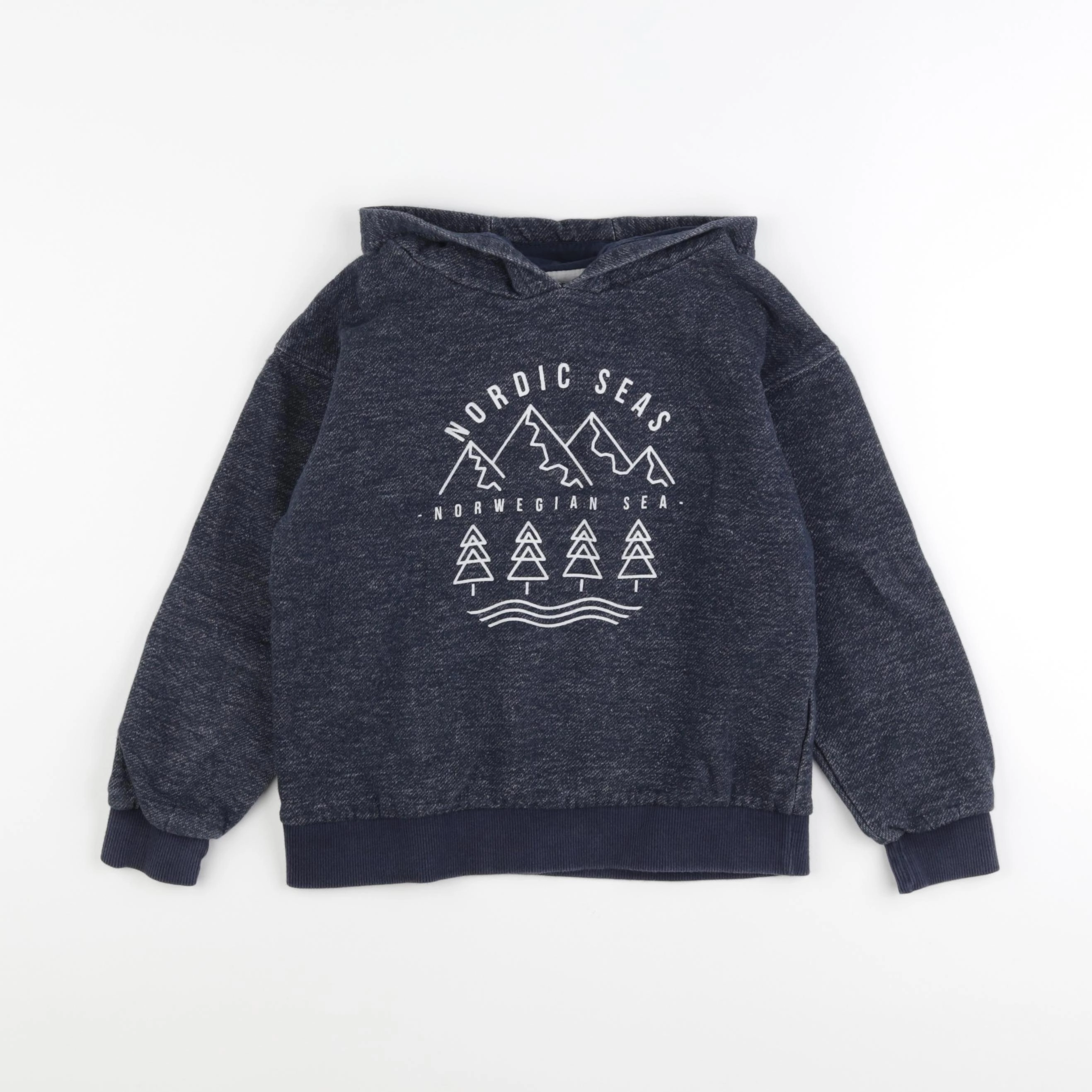 Vertbaudet - sweat bleu - 8 ans