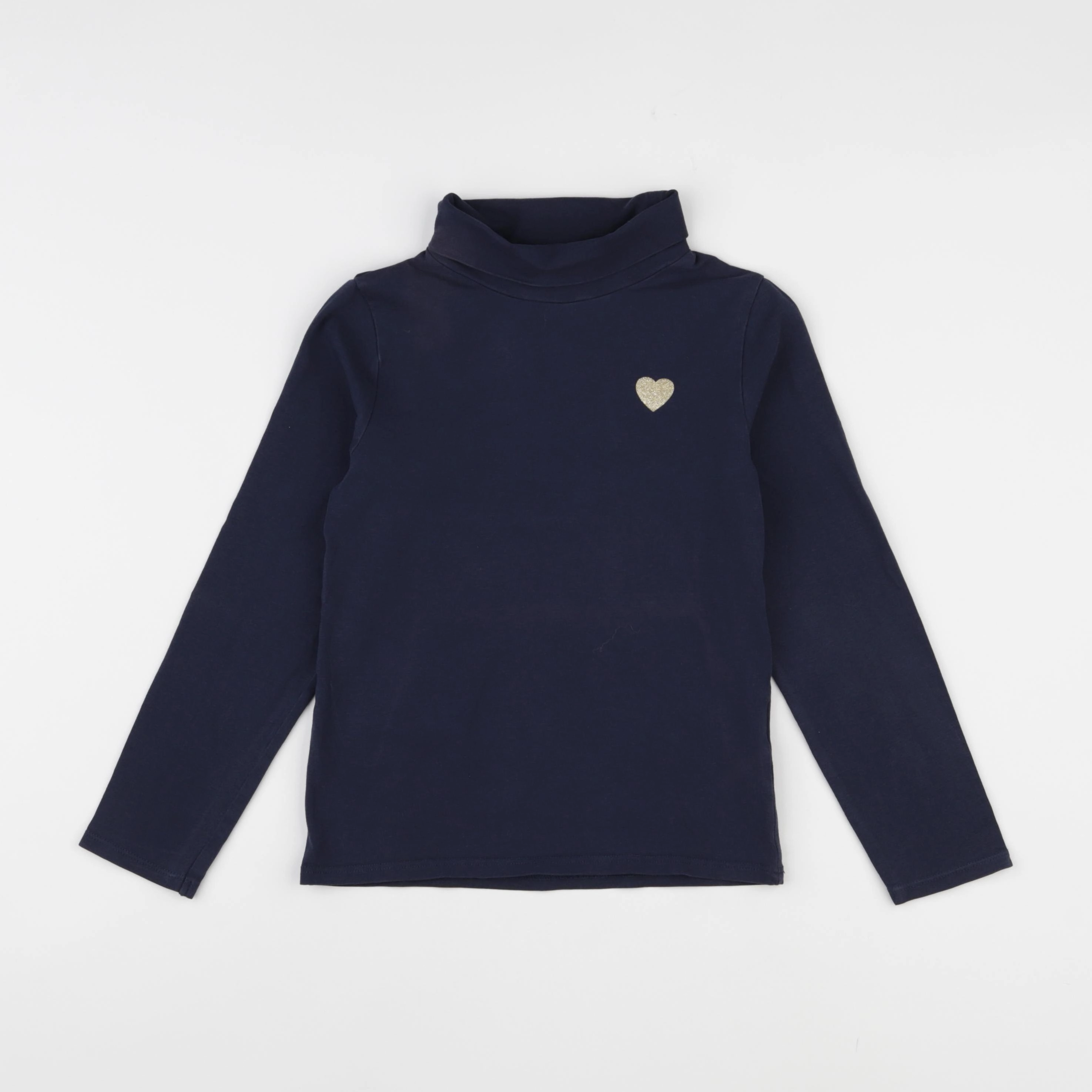 Vertbaudet - sous-pull bleu - 8 ans