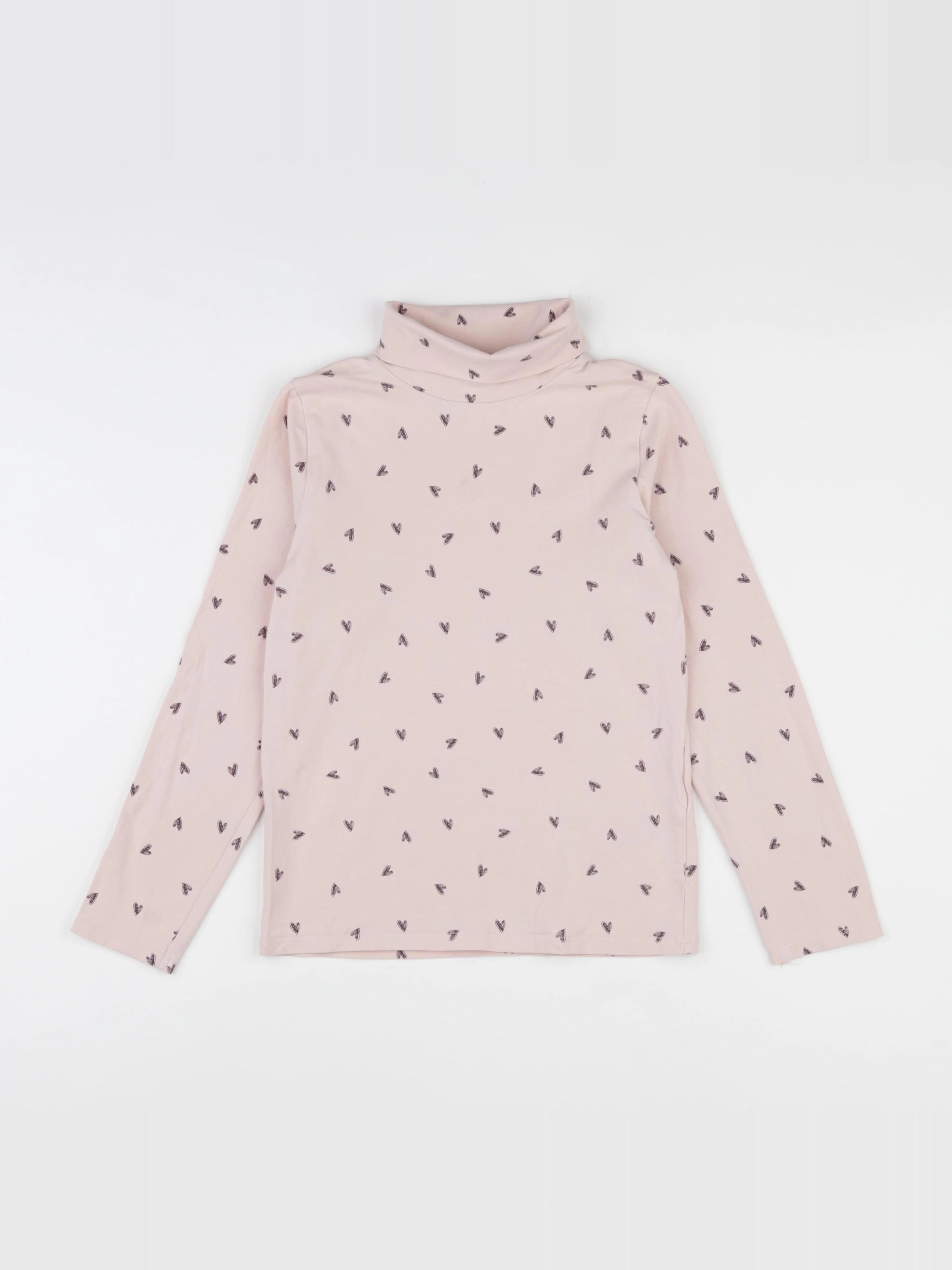 Vertbaudet - sous-pull rose - 8 ans