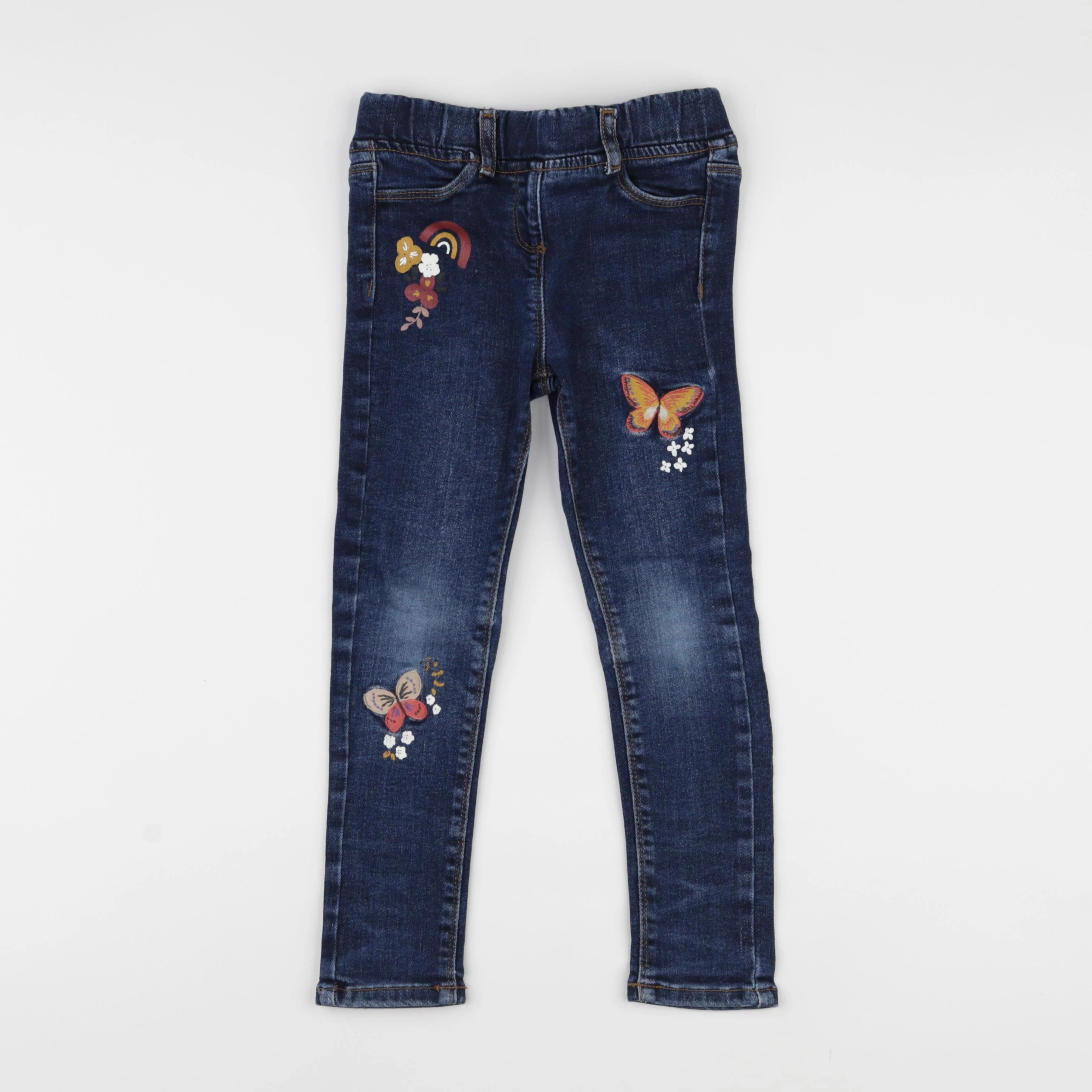 Vertbaudet - jegging bleu - 5 ans