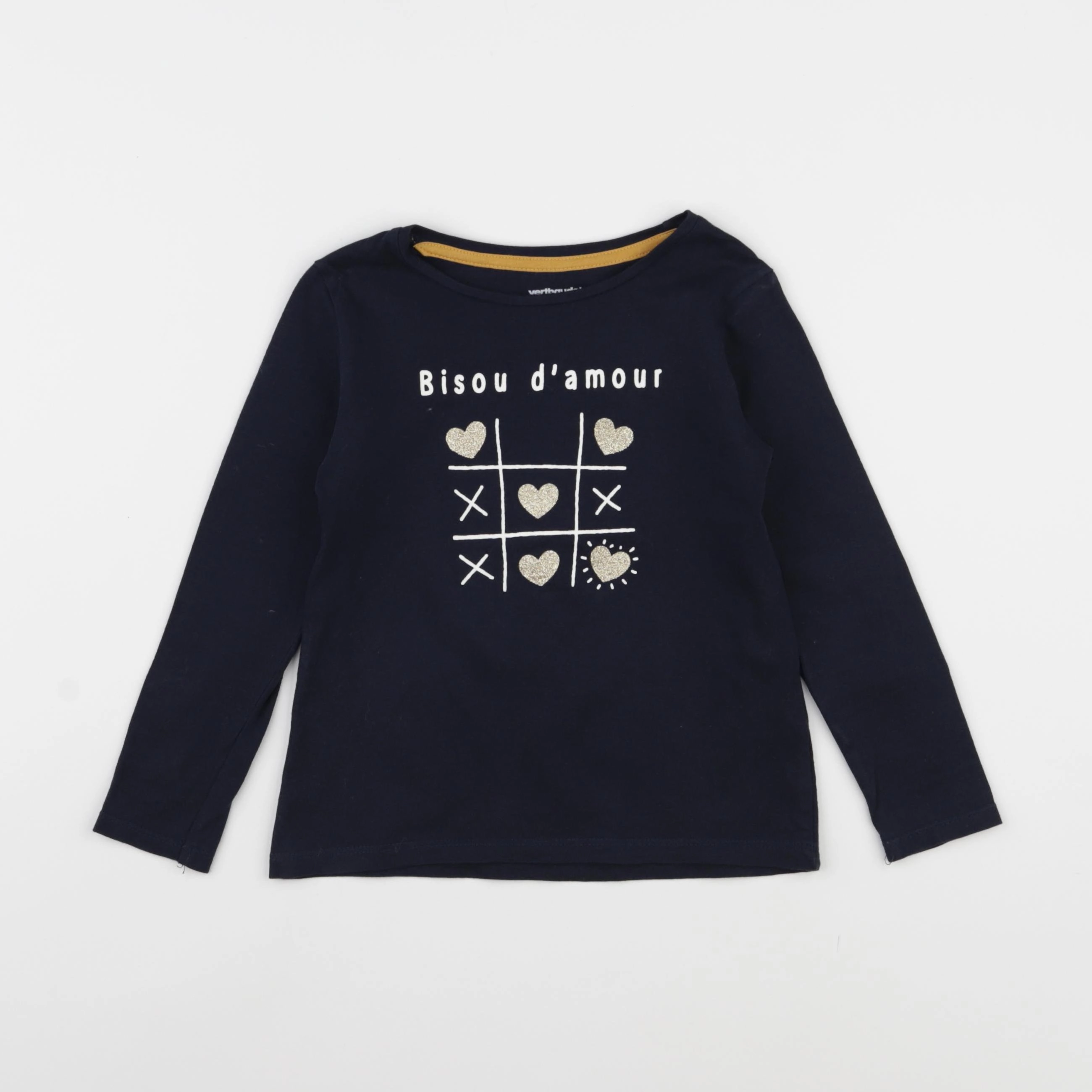 Vertbaudet - tee-shirt bleu - 5 ans