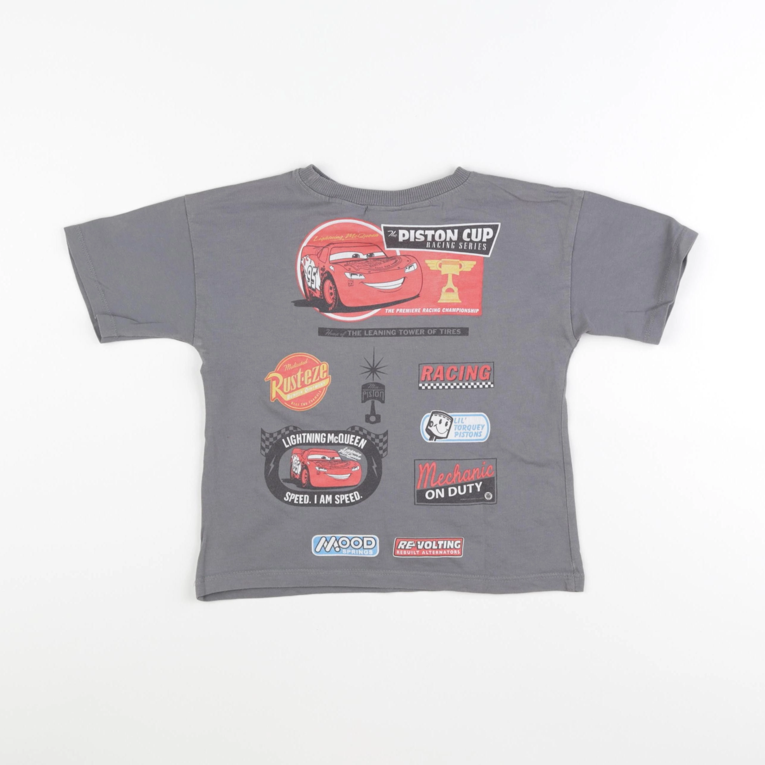 Zara - tee-shirt imprimé au dos gris - 4 ans