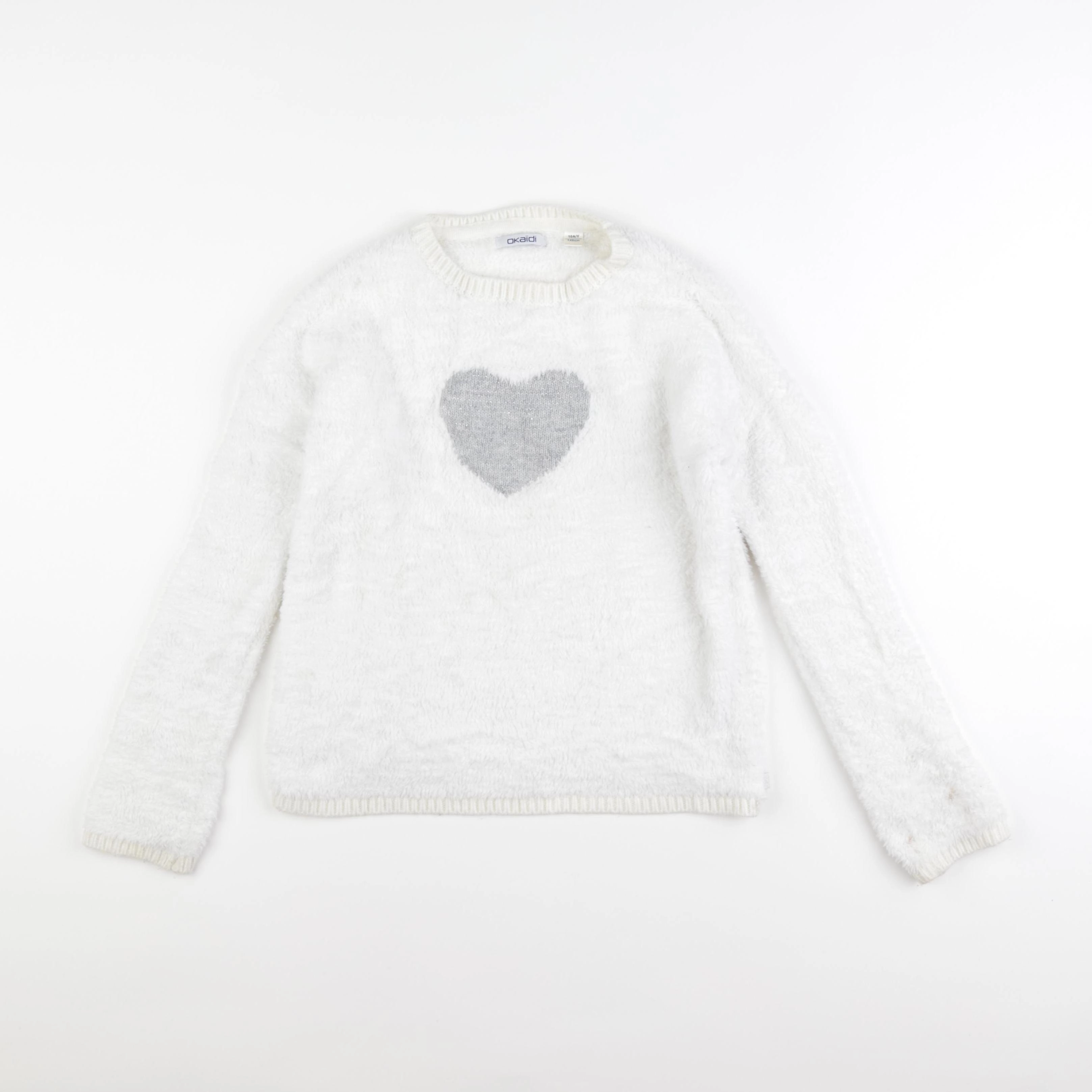 Okaidi - pull beige - 10 ans