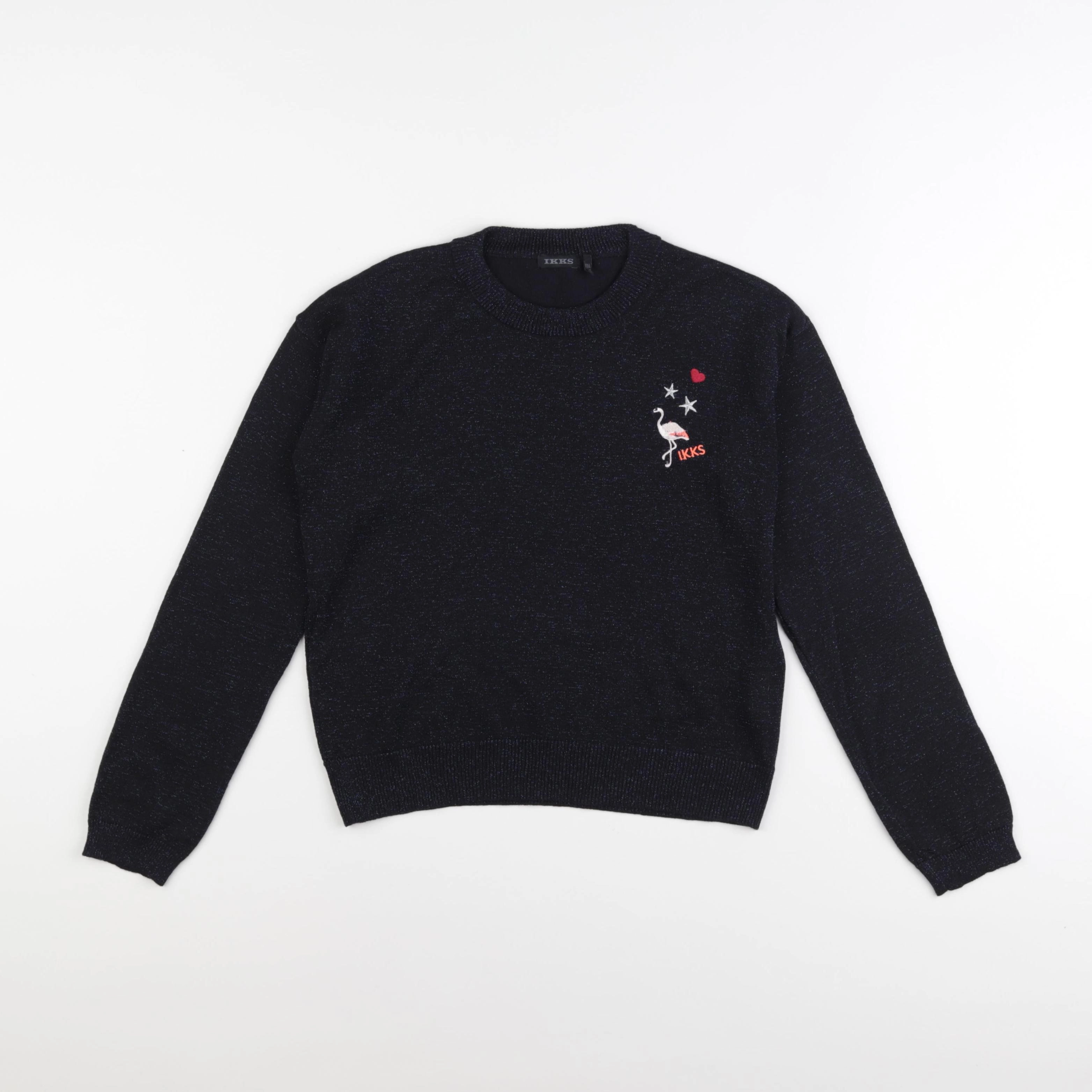 IKKS - pull noir - 10 ans