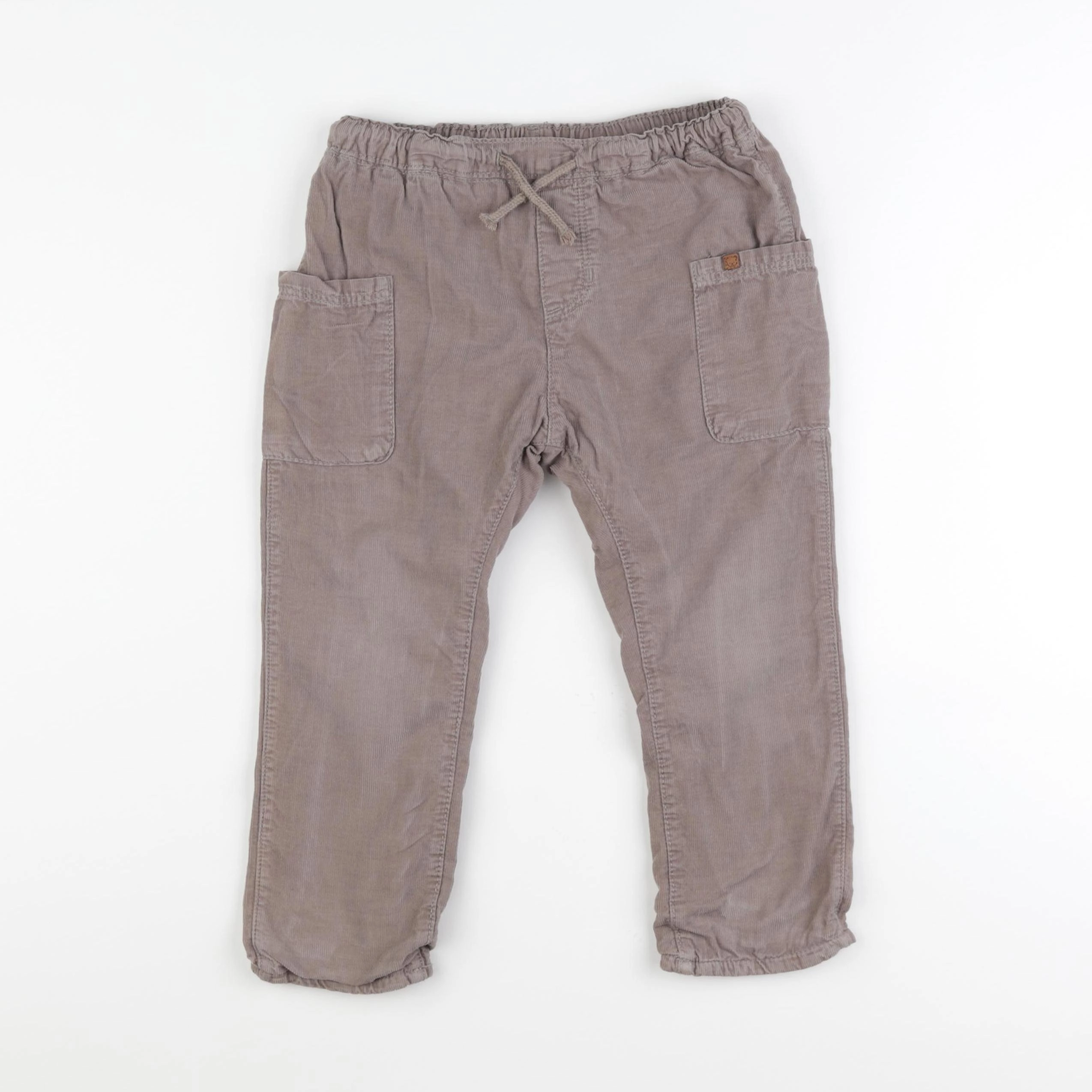 H&M - pantalon marron - 3/4 ans