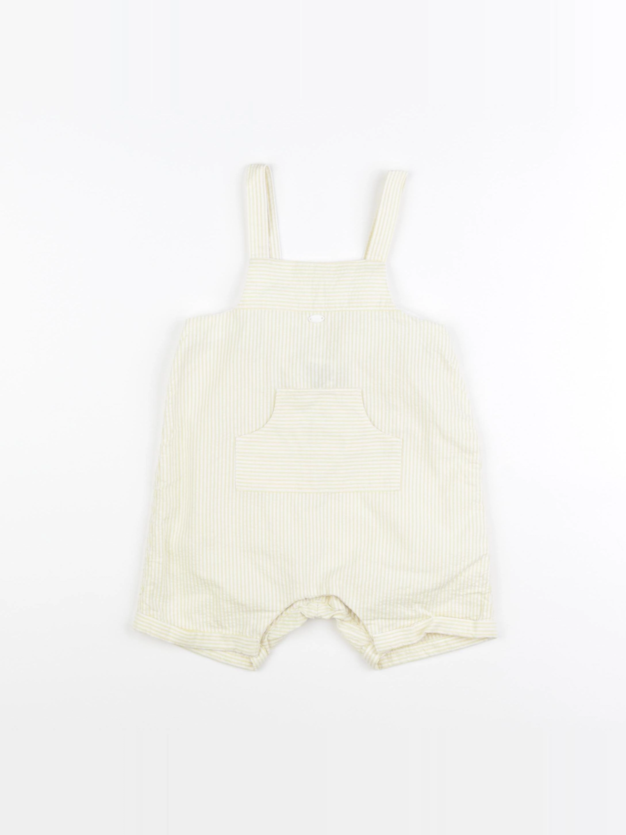 Cyrillus - combinaison blanc, jaune - 12 mois
