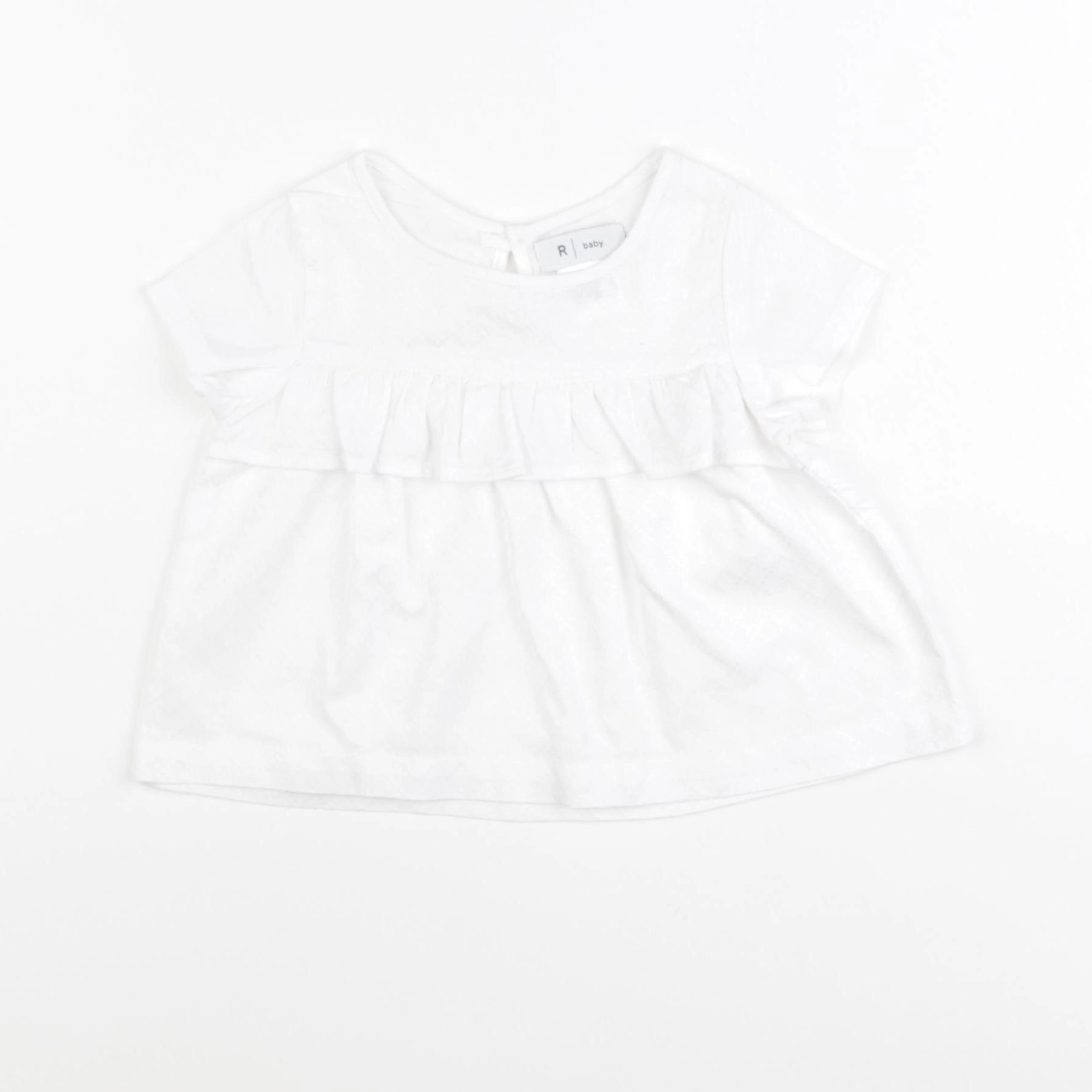 La Redoute - blouse blanc - 6 mois