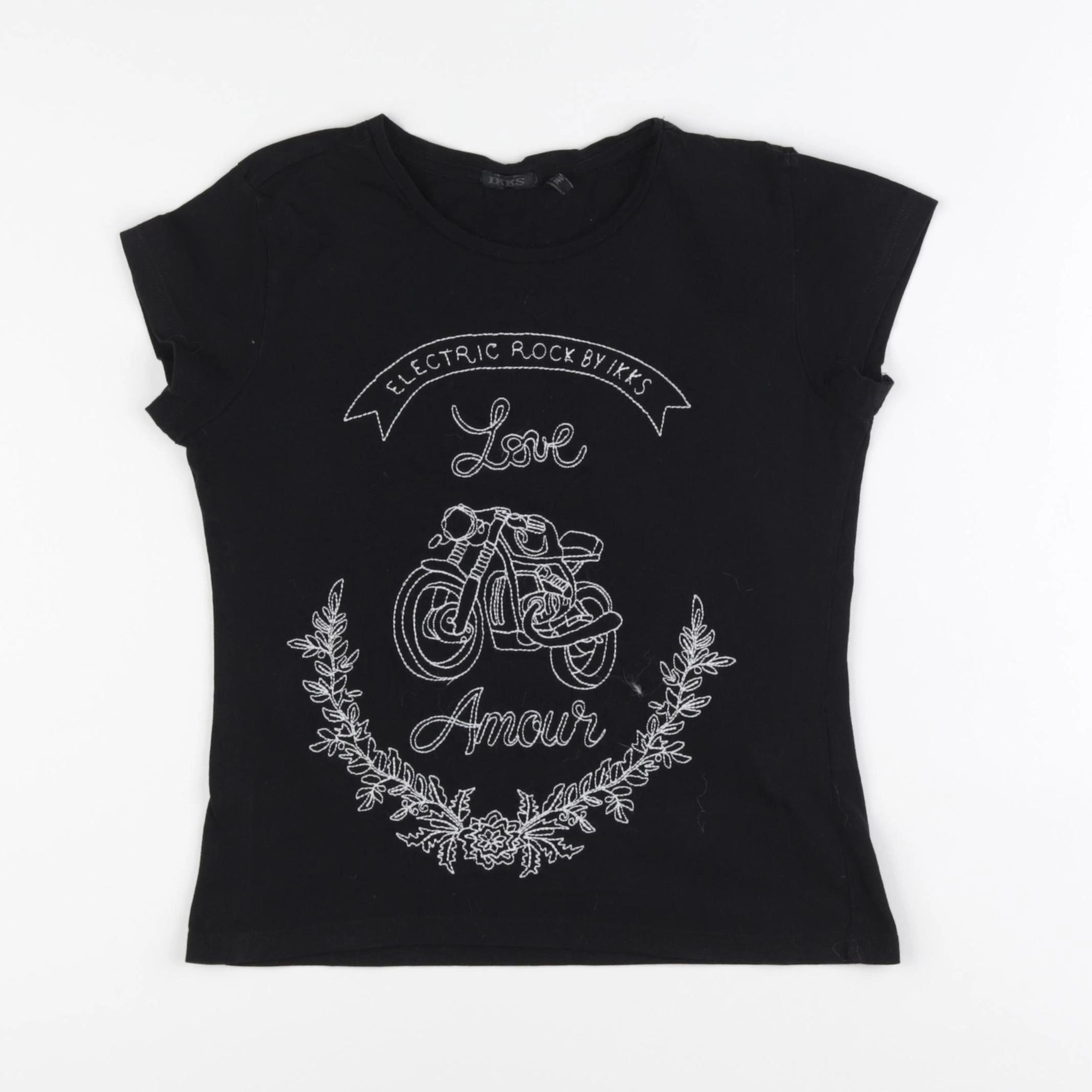 IKKS - tee-shirt noir - 10 ans