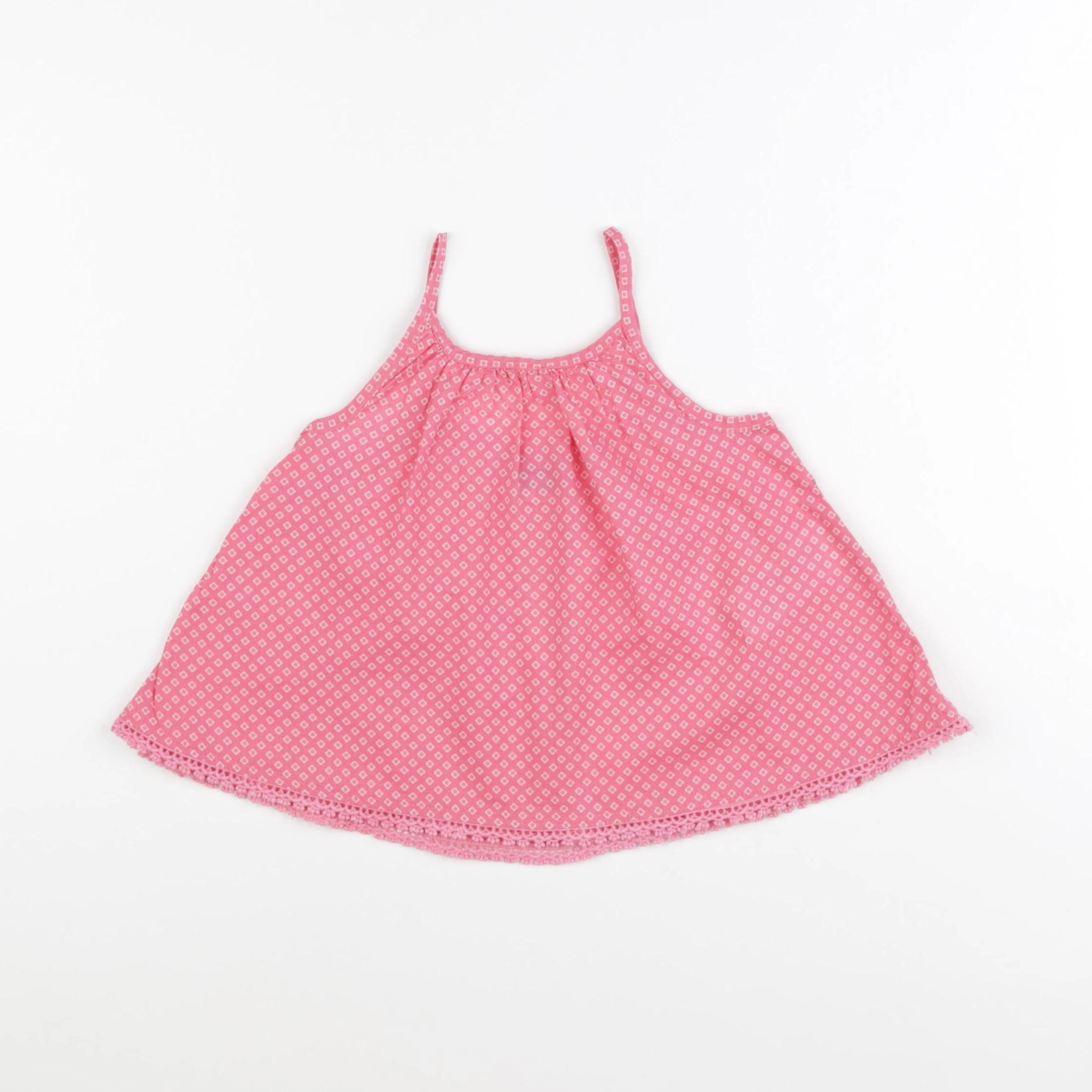 Vertbaudet - blouse rose - 2 ans