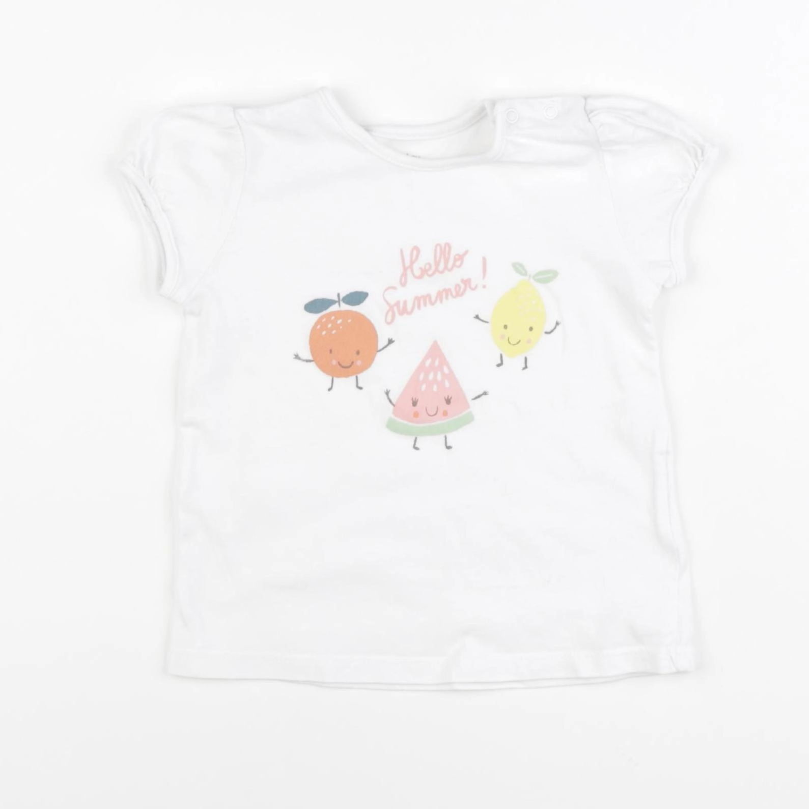 Boutchou - tee-shirt blanc - 18 mois