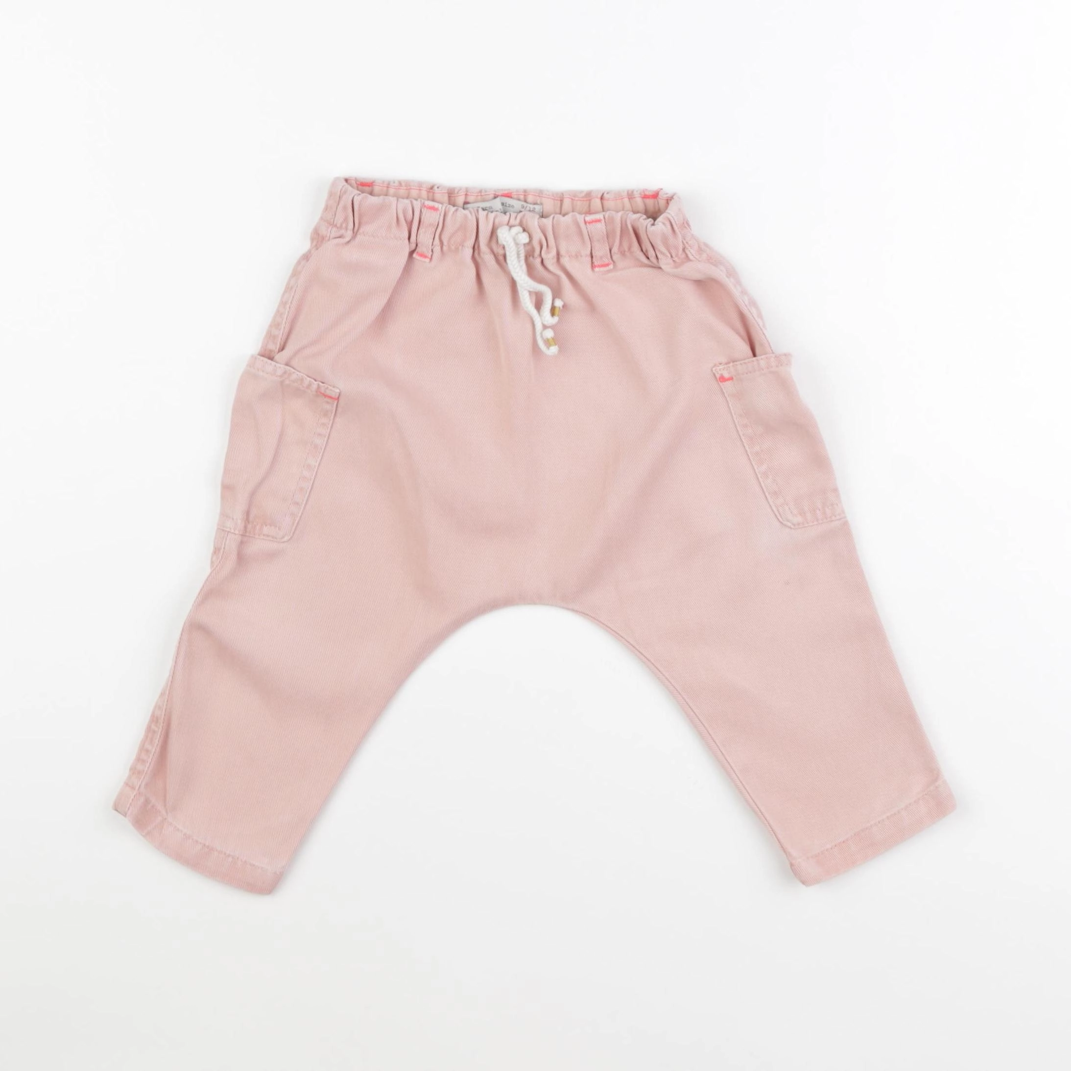 Zara - sarouel rose - 9/12 mois