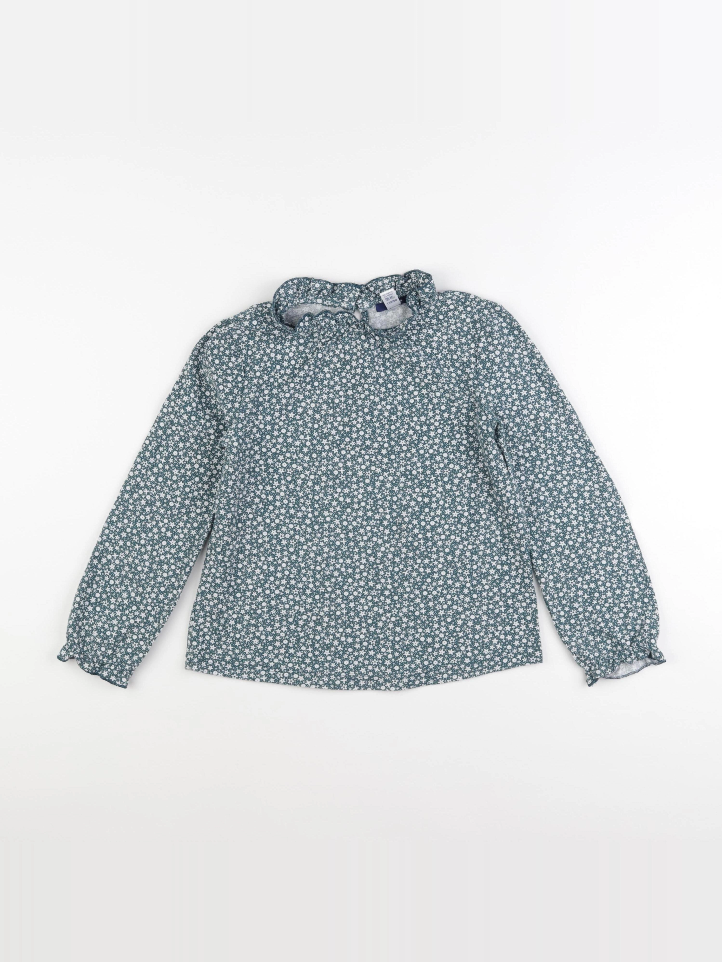 Okaidi - blouse bleu - 8 ans