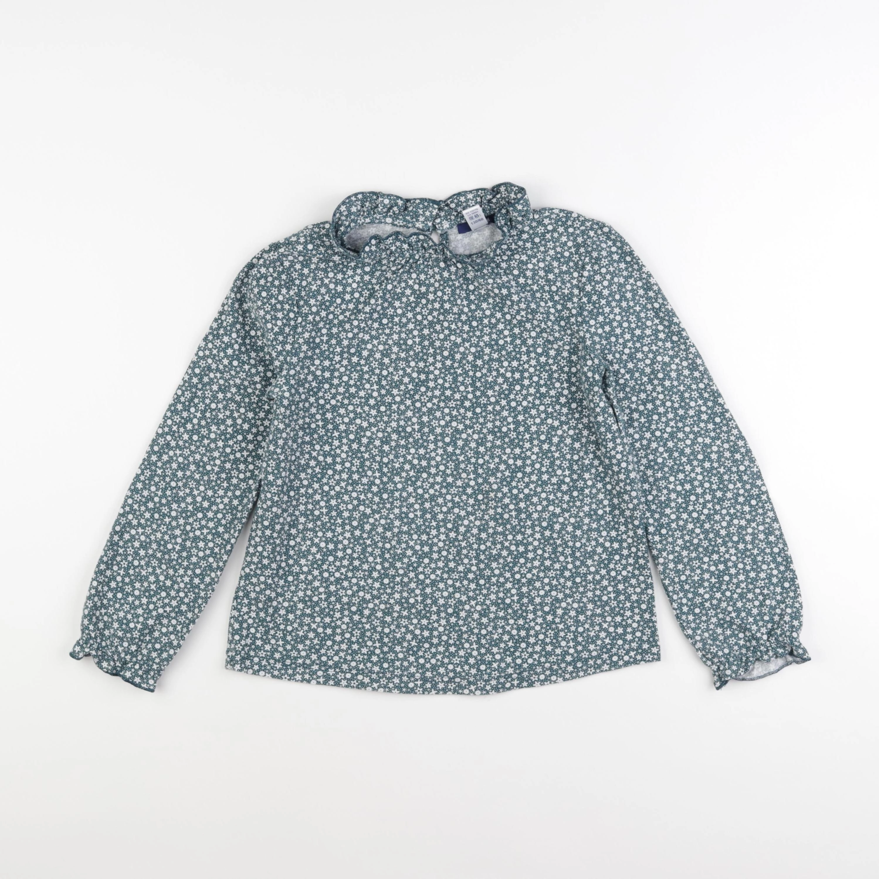 Okaidi - blouse bleu - 8 ans