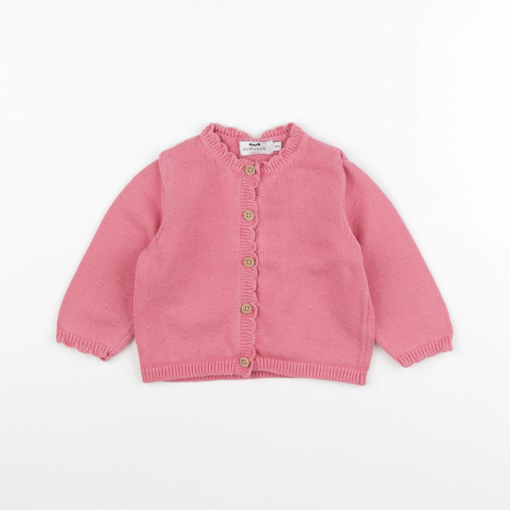 Cyrillus - gilet rose - 18 mois