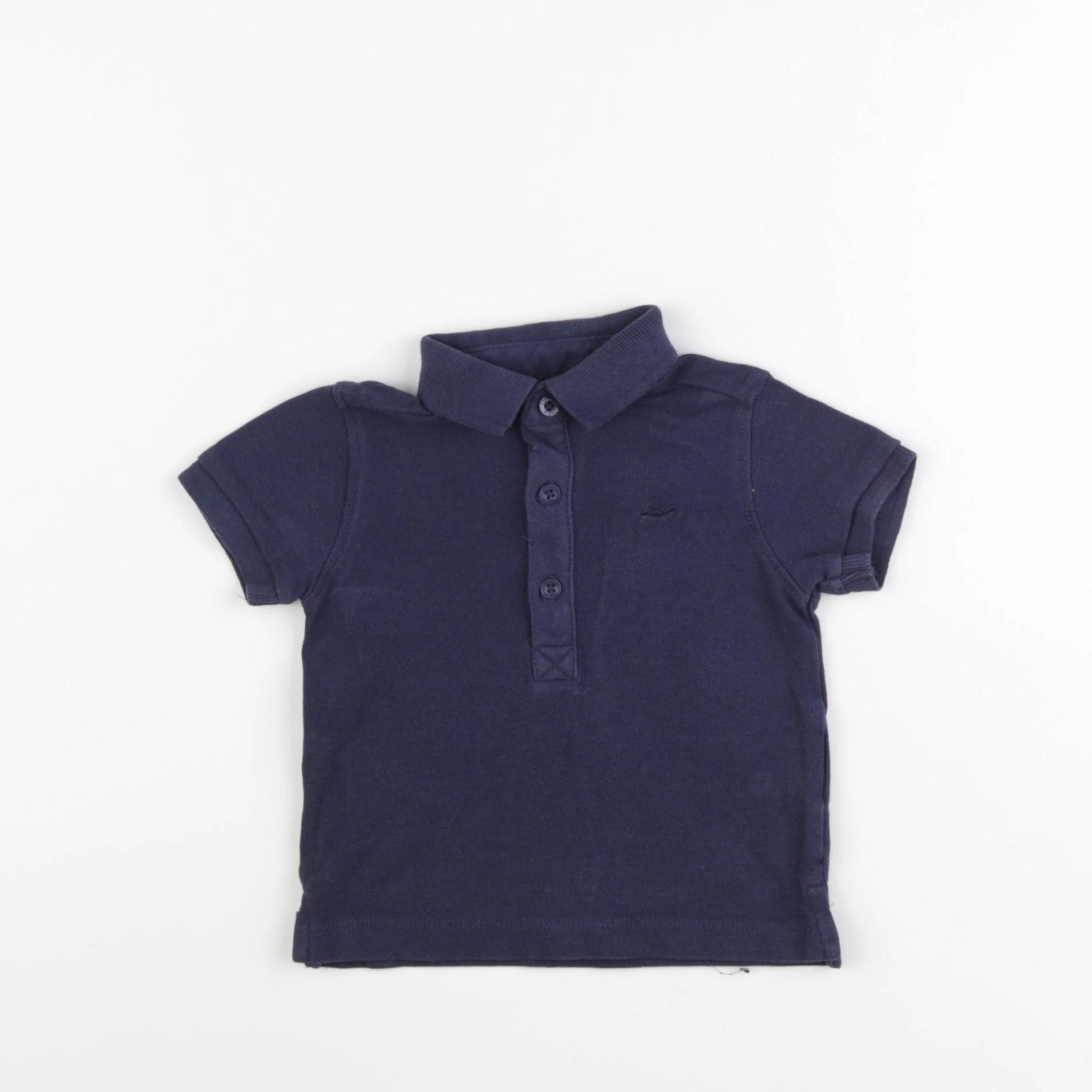 Cyrillus - polo bleu - 9 mois