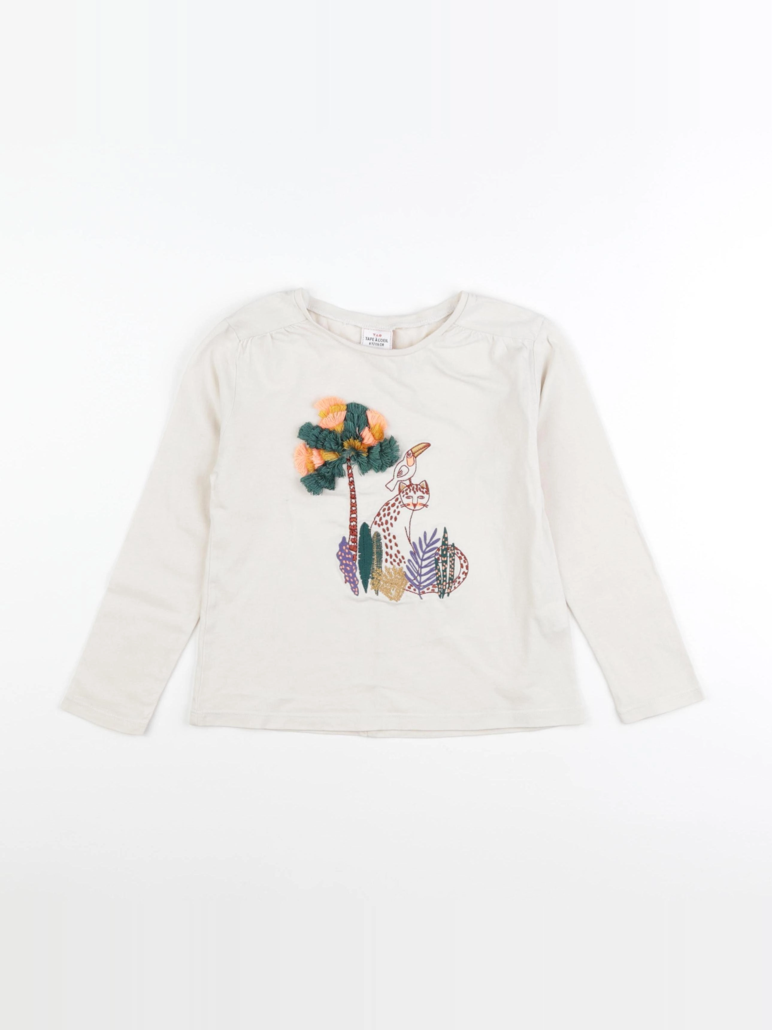 Tape à l'oeil - tee-shirt beige - 6 ans