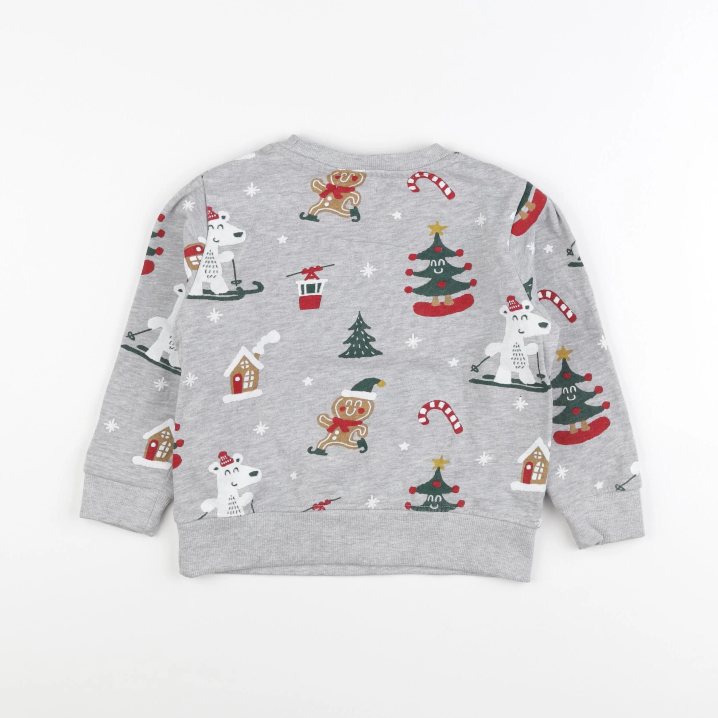 Vertbaudet - sweat gris - 5 ans