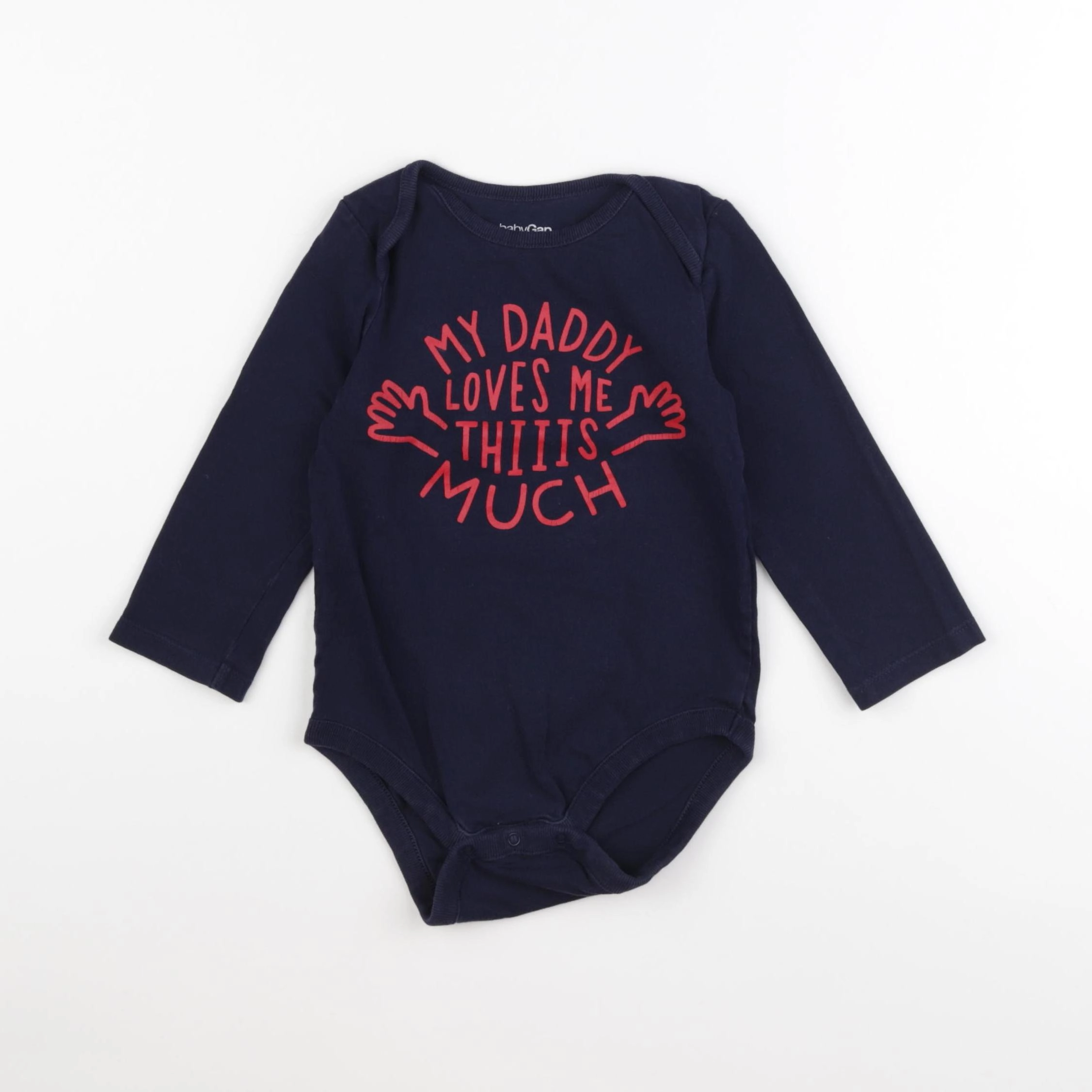 GAP - body bleu - 18/24 mois