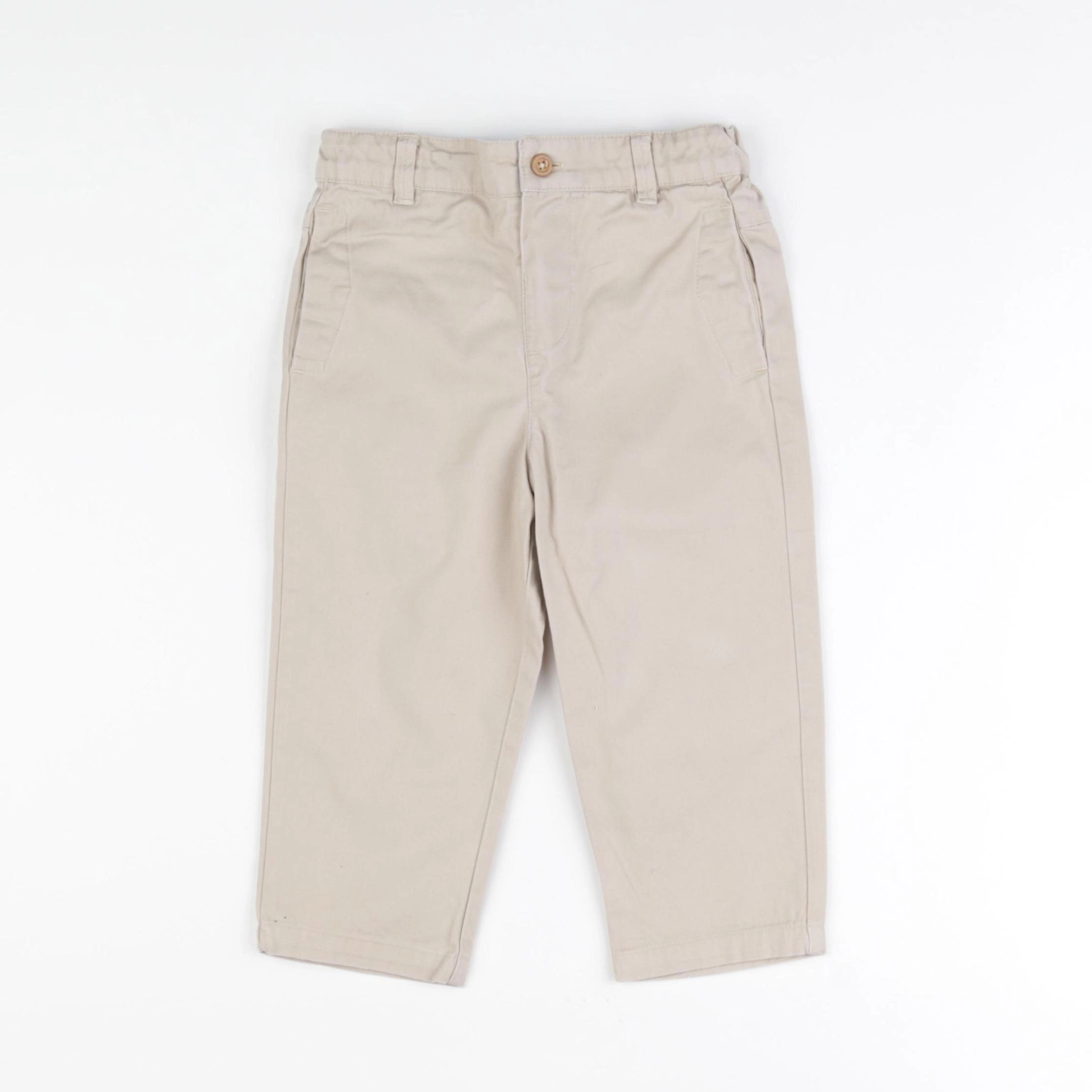 Cyrillus - pantalon beige - 24 mois