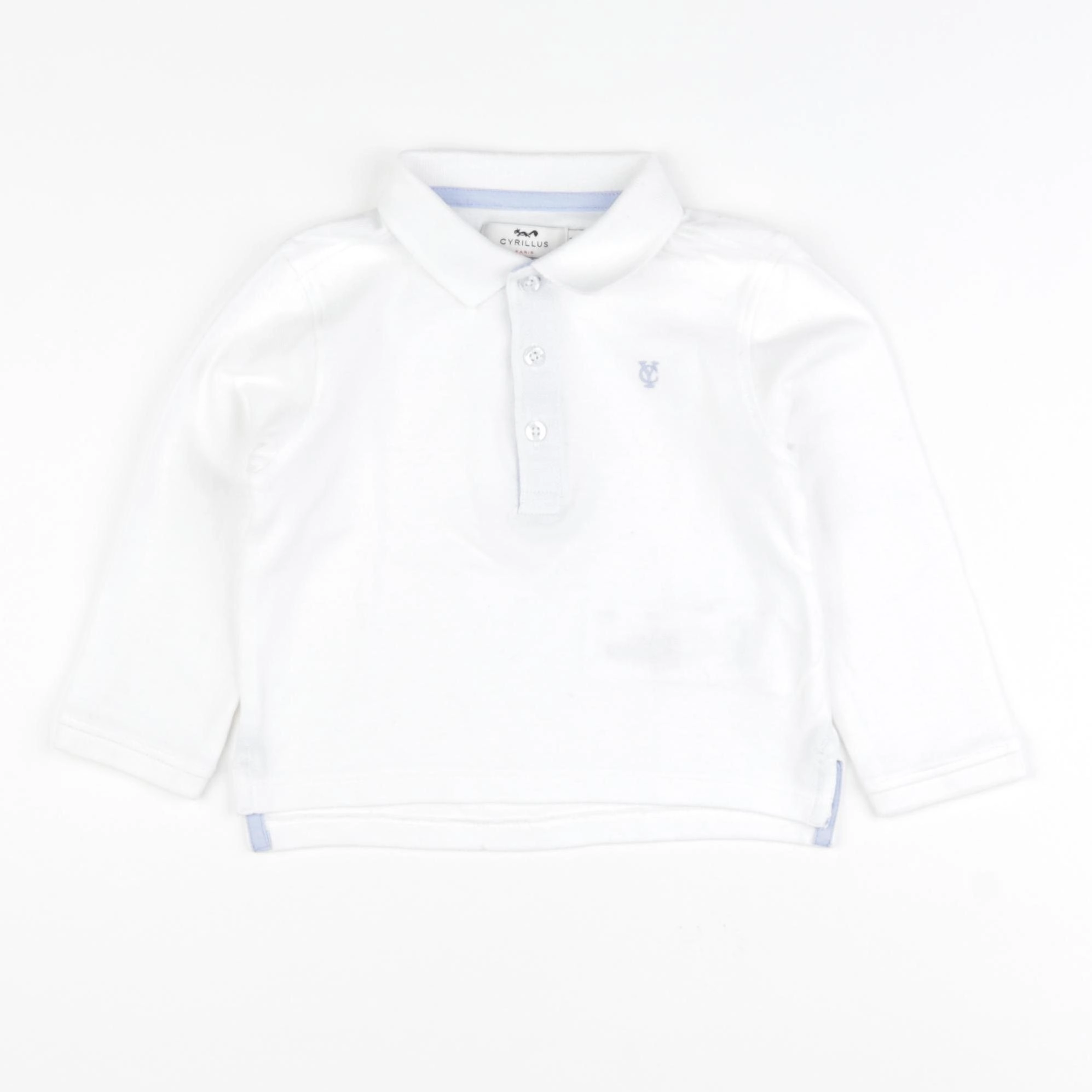 Cyrillus - polo blanc - 24 mois