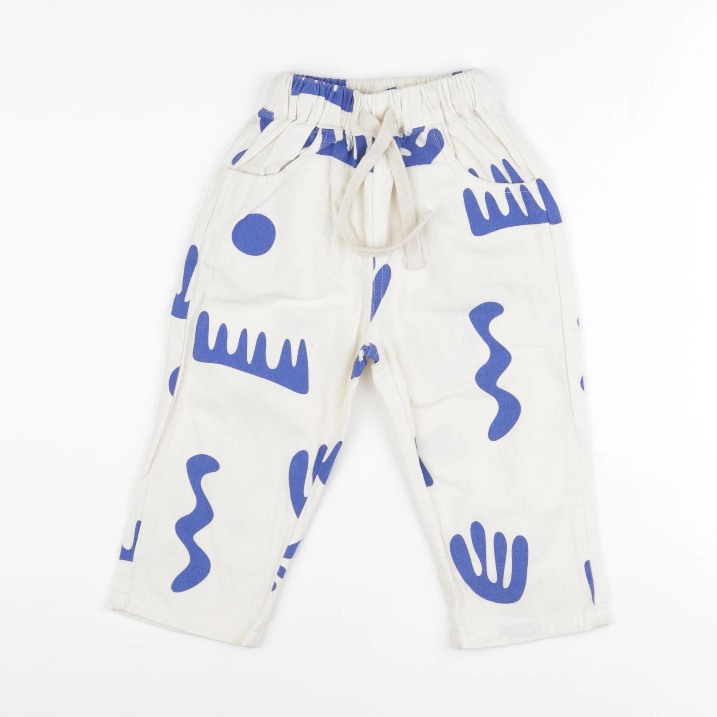 Gamin gamine - pantalon bleu - 2 ans