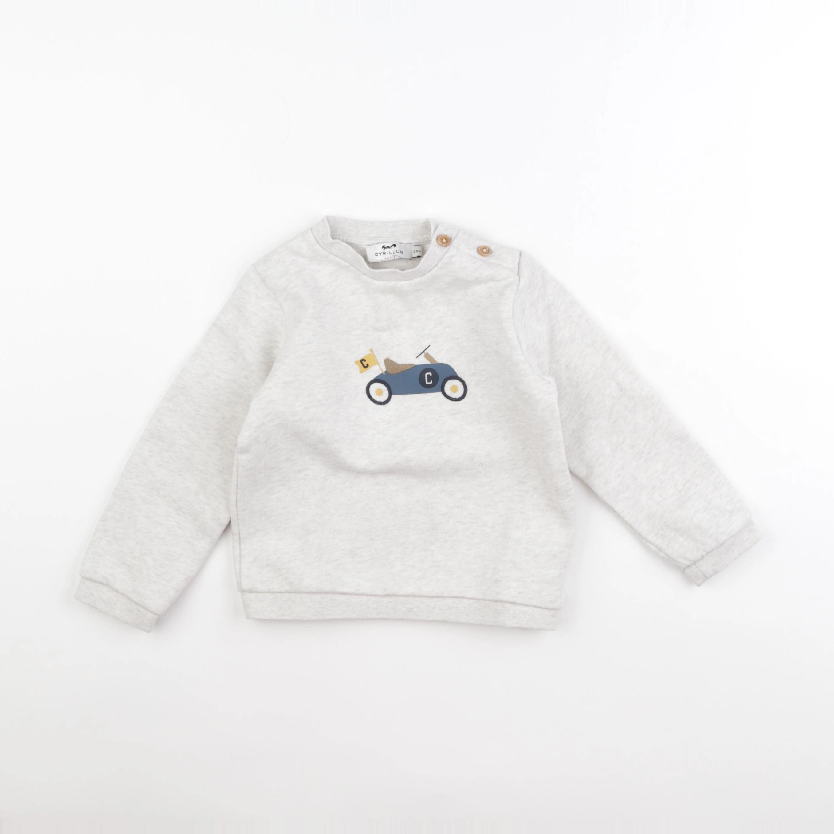 Cyrillus - sweat beige - 36 mois