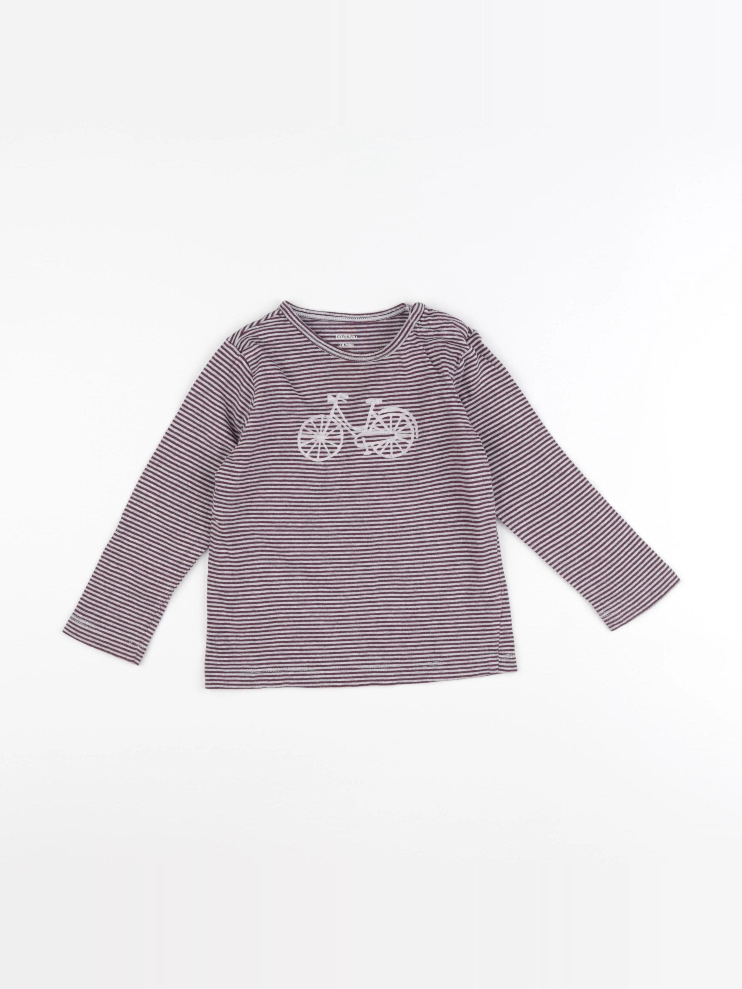 Boutchou - tee-shirt rouge - 24 mois