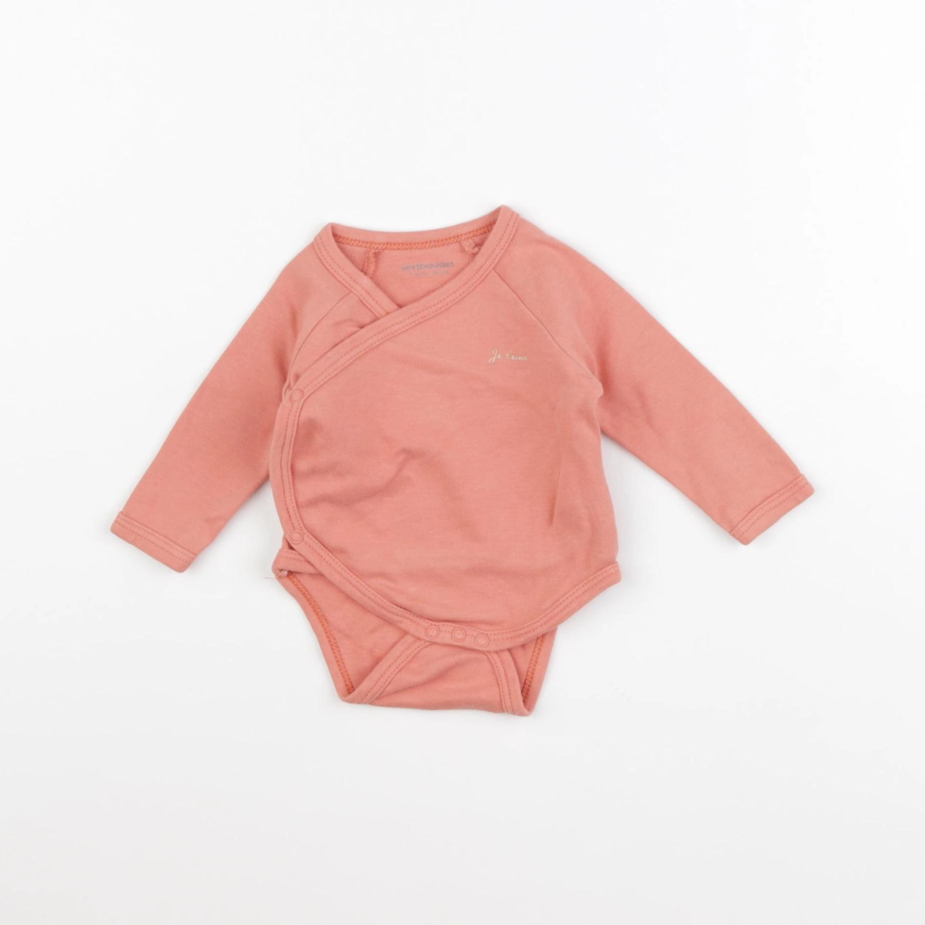 Vertbaudet - body rose - 1 mois