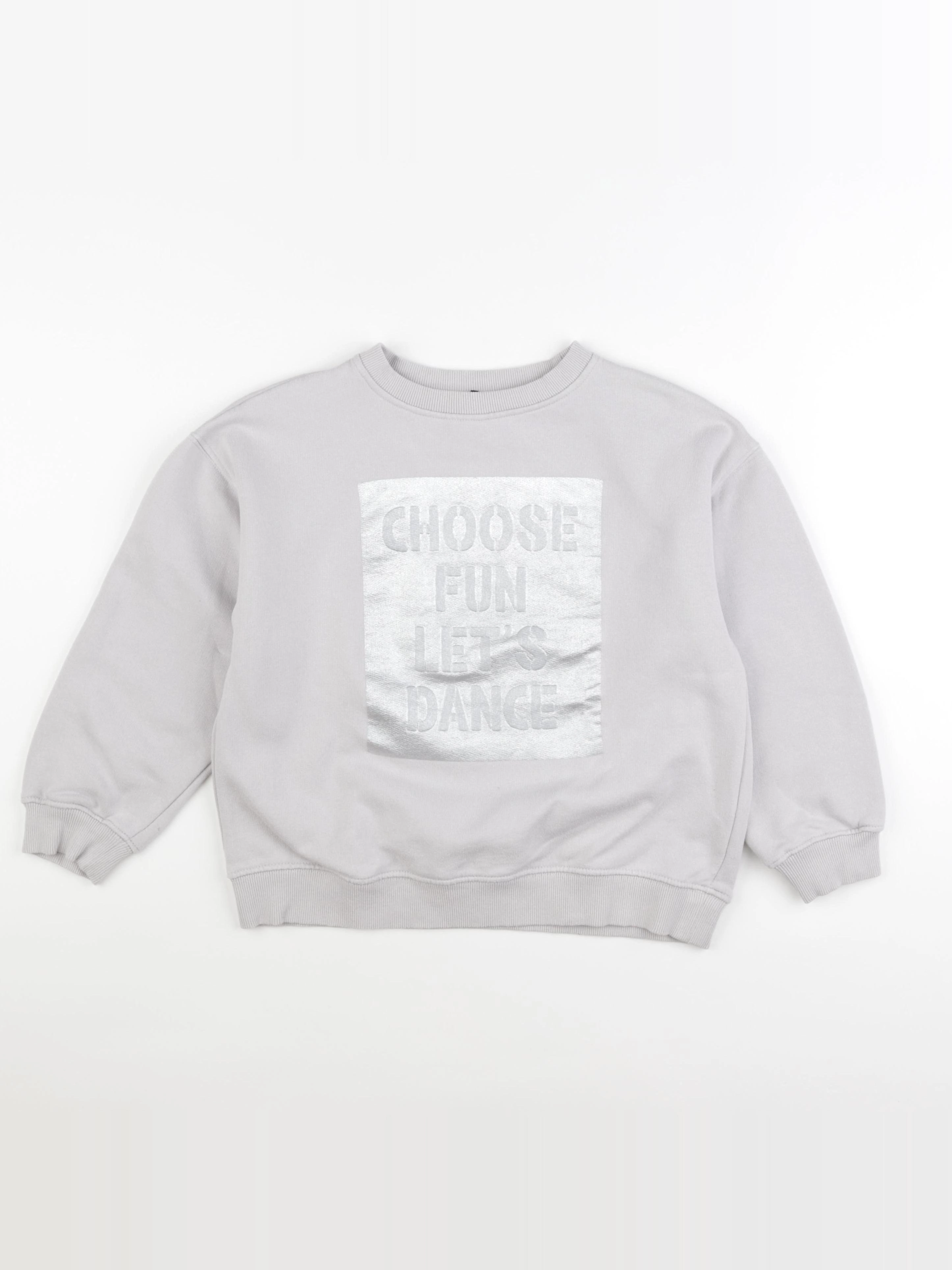 Zara - sweat gris - 9/10 ans