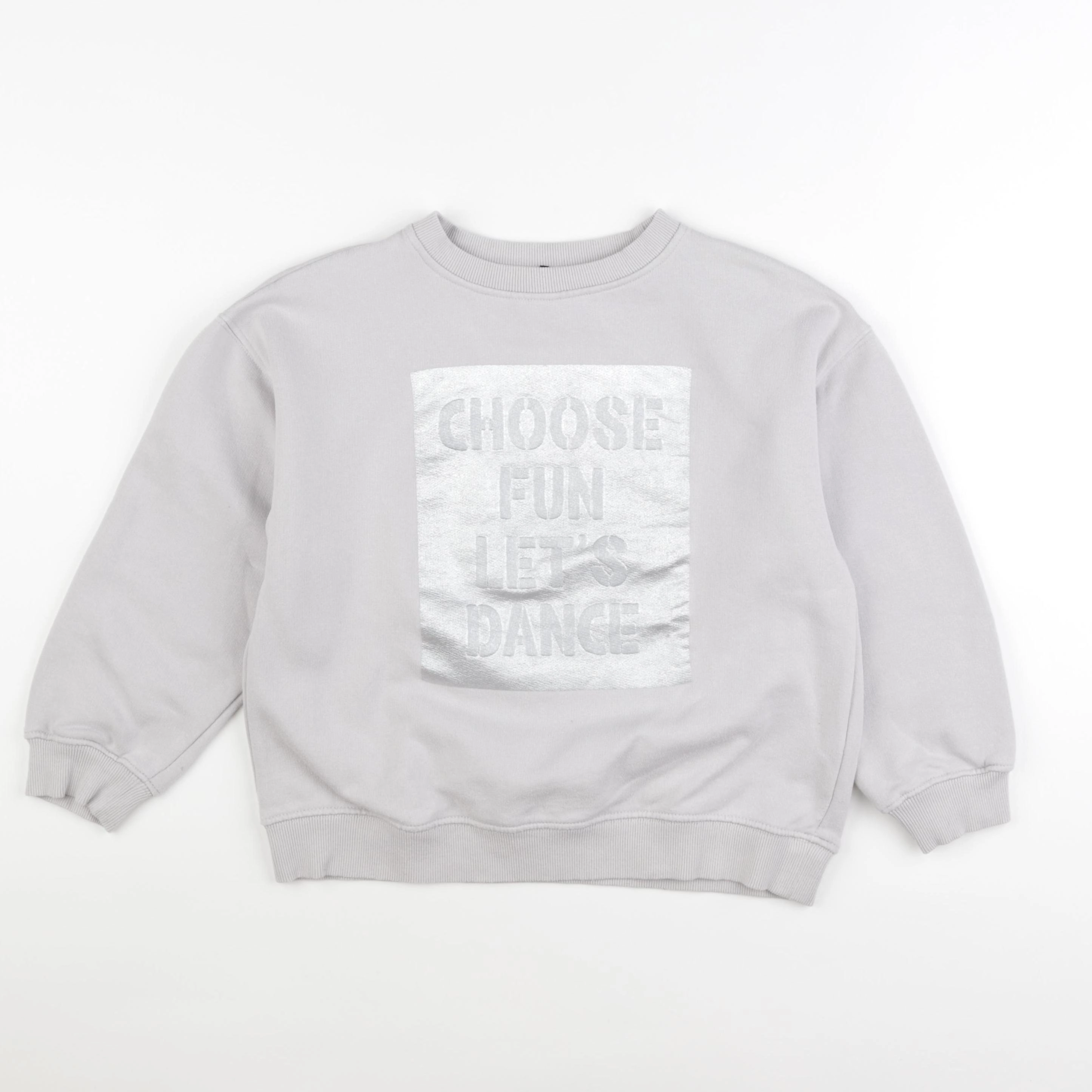 Zara - sweat gris - 9/10 ans