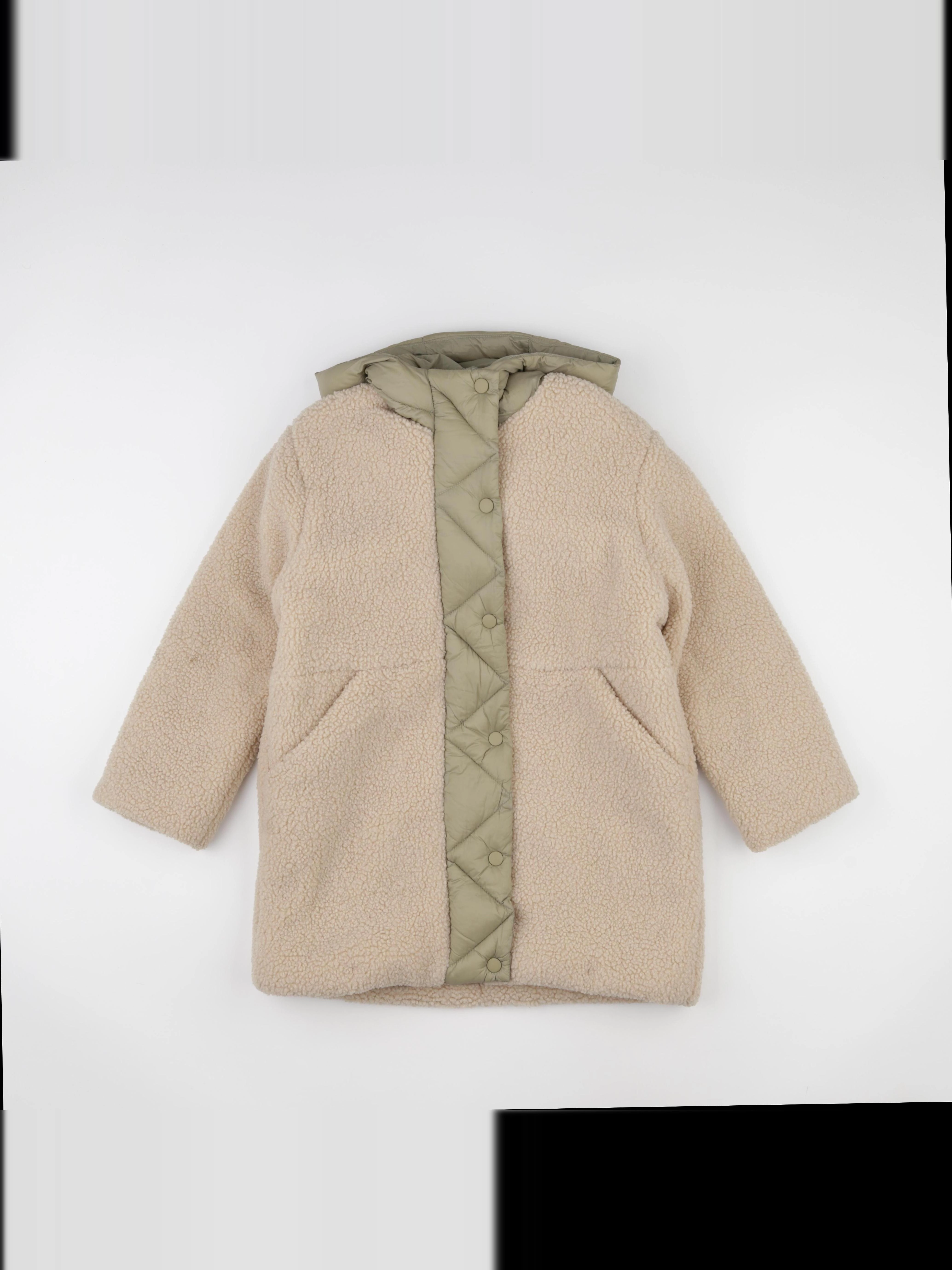 Zara - veste beige, vert - 9 ans