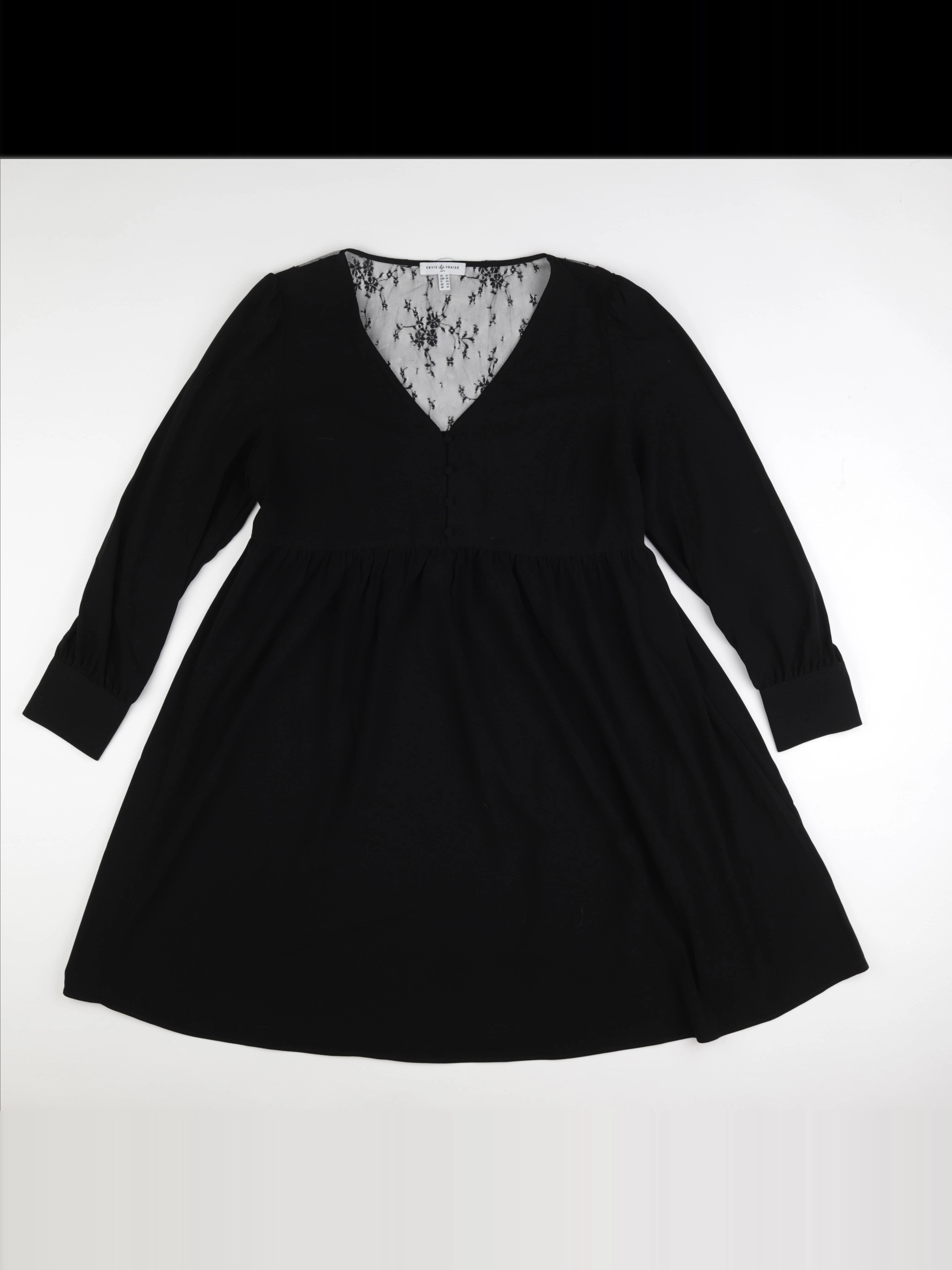Envie de fraise - robe grossesse noir - 42