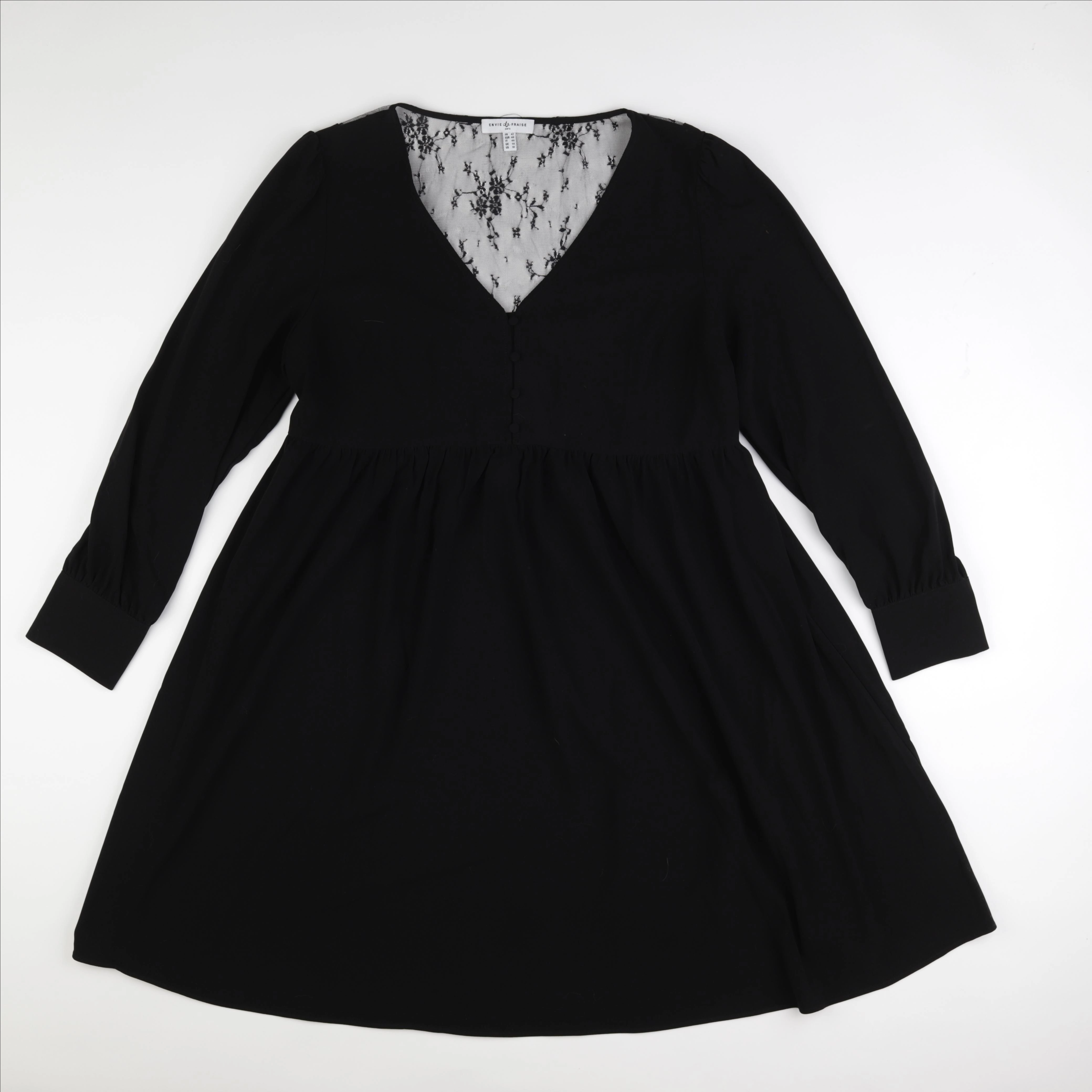 Envie de fraise - robe grossesse noir - 42