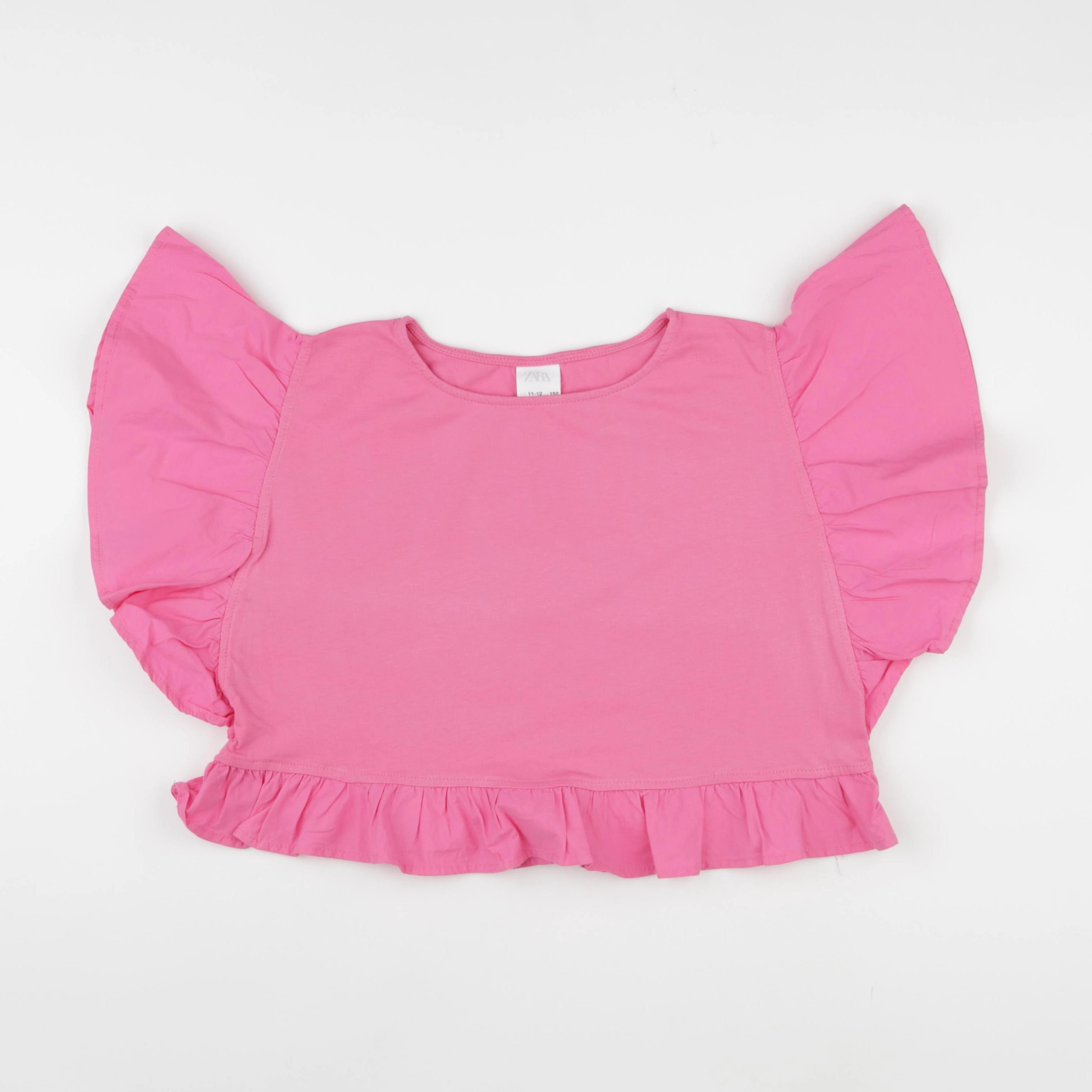 Zara - tee-shirt rose - 11/12 ans