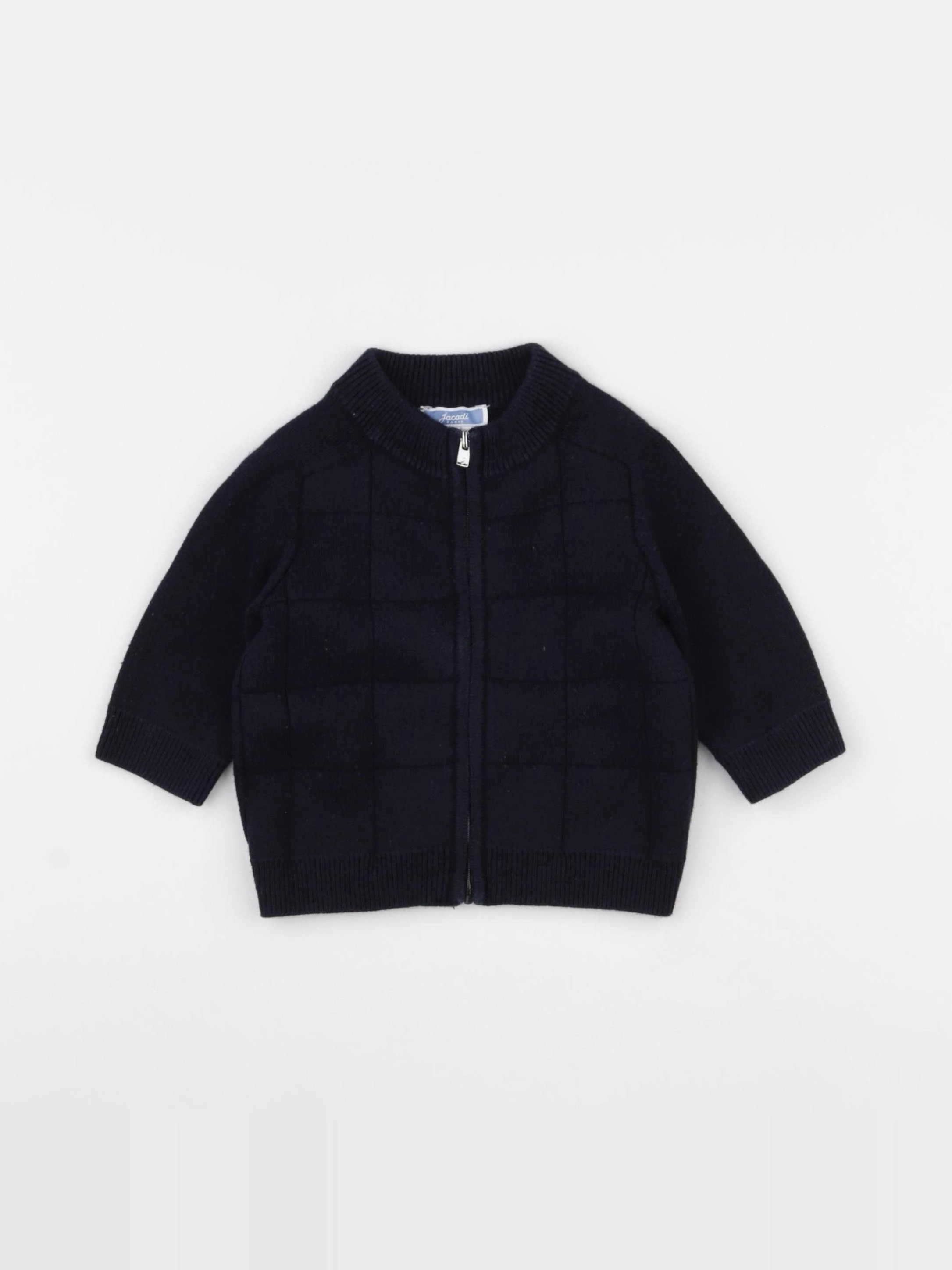 Jacadi - gilet bleu - 6 mois