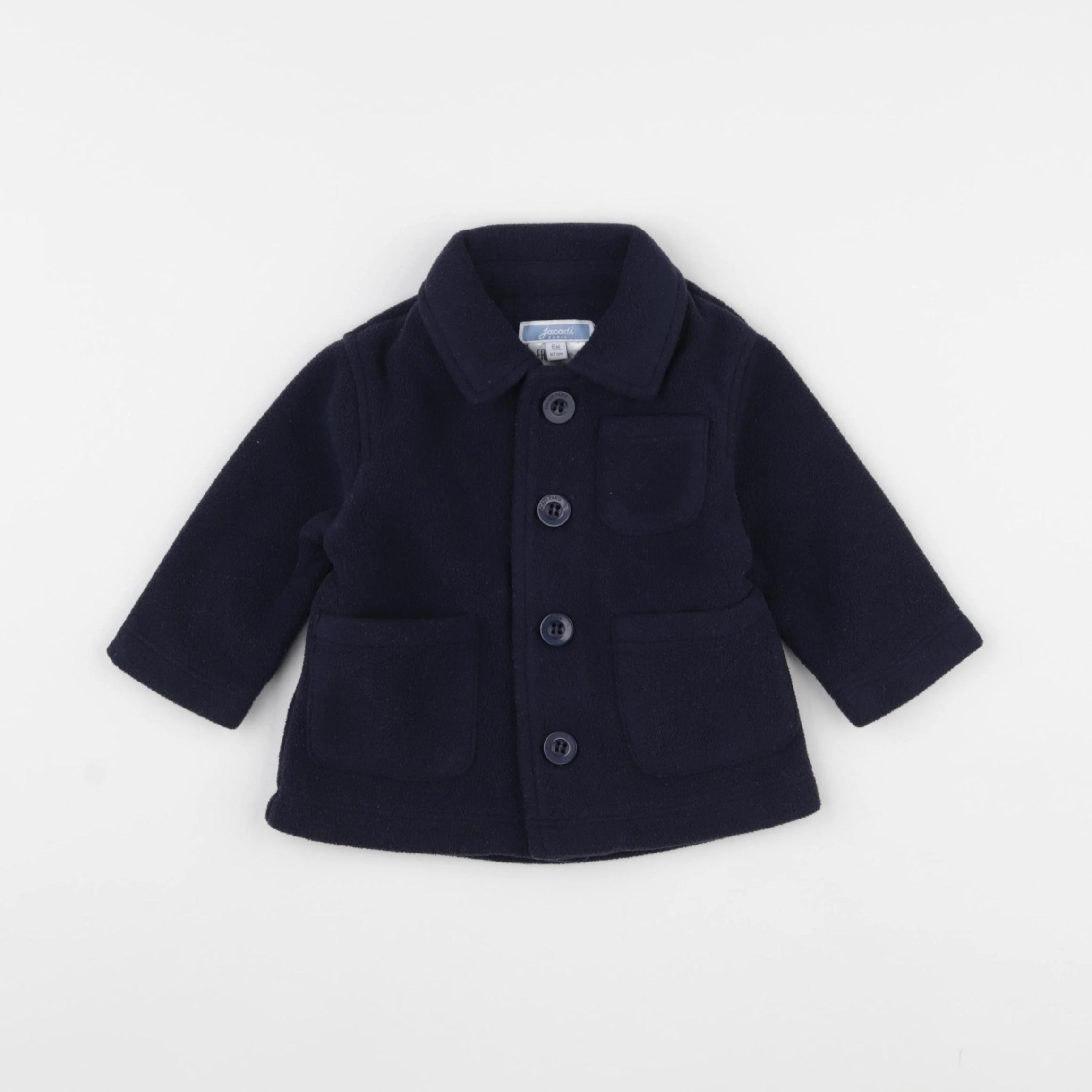 Jacadi - veste bleu - 6 mois
