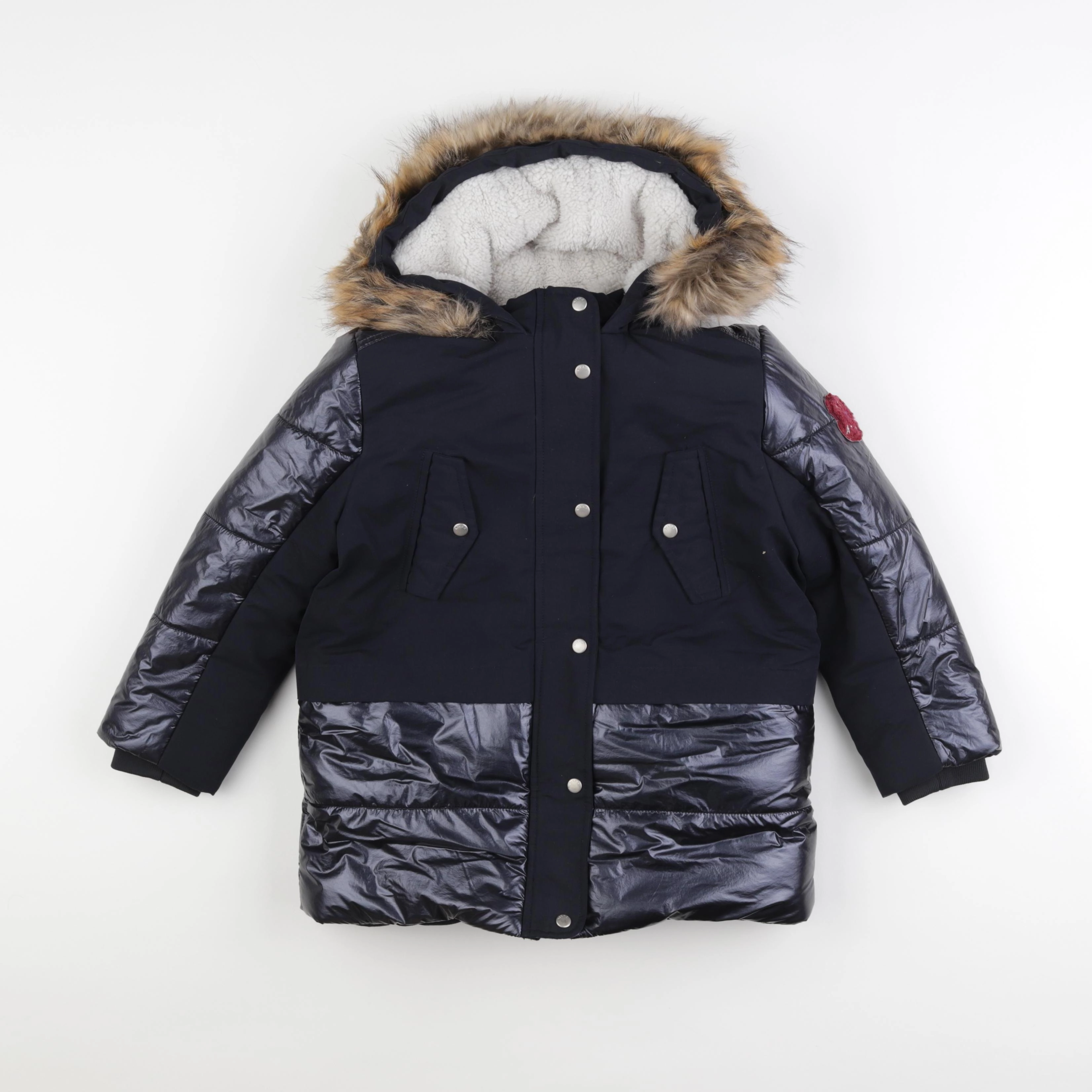 IKKS - parka bleu - 6 ans