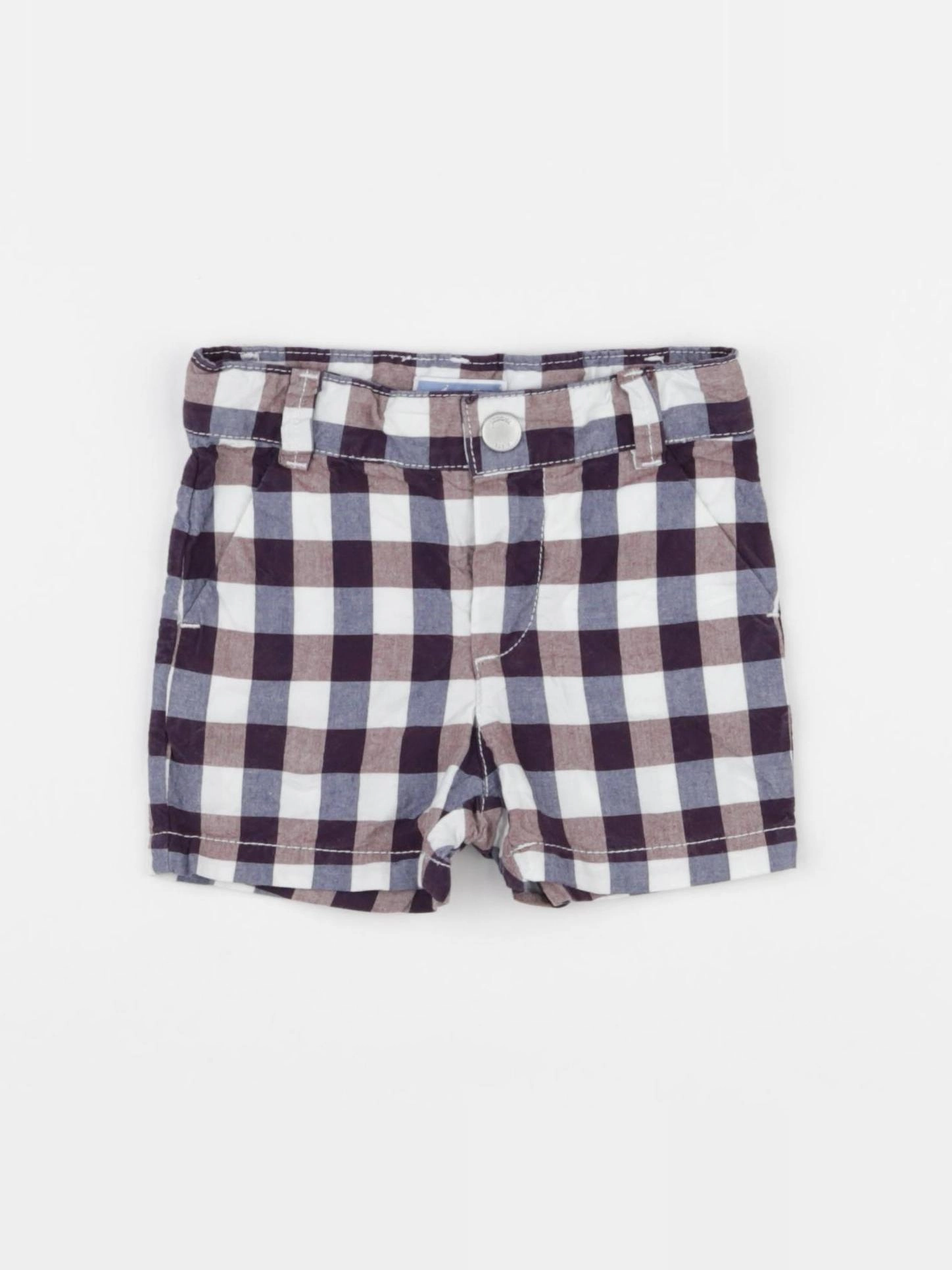 Jacadi - short blanc, marron - 6 mois