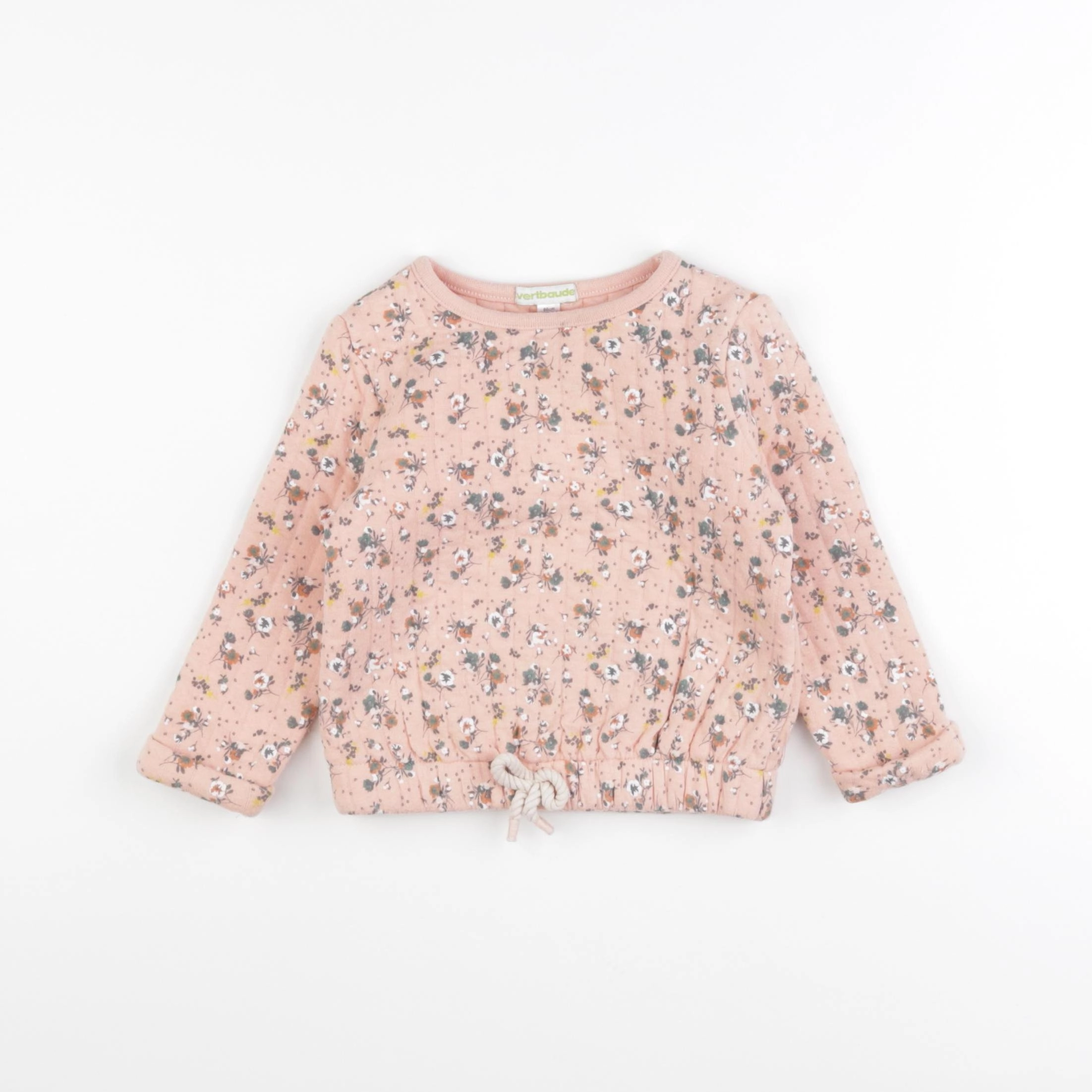 Vertbaudet - sweat rose - 2 ans