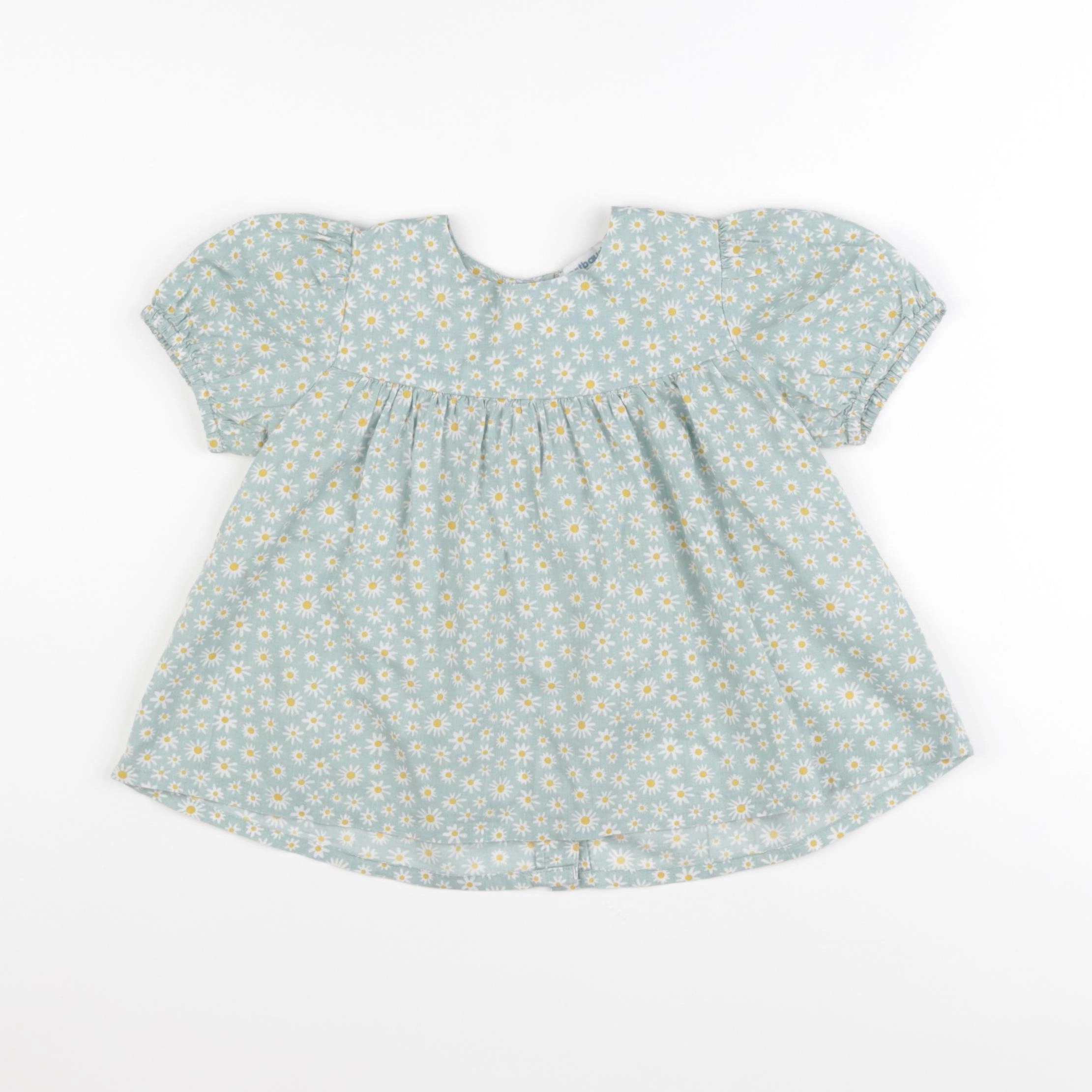 Vertbaudet - blouse vert - 2 ans