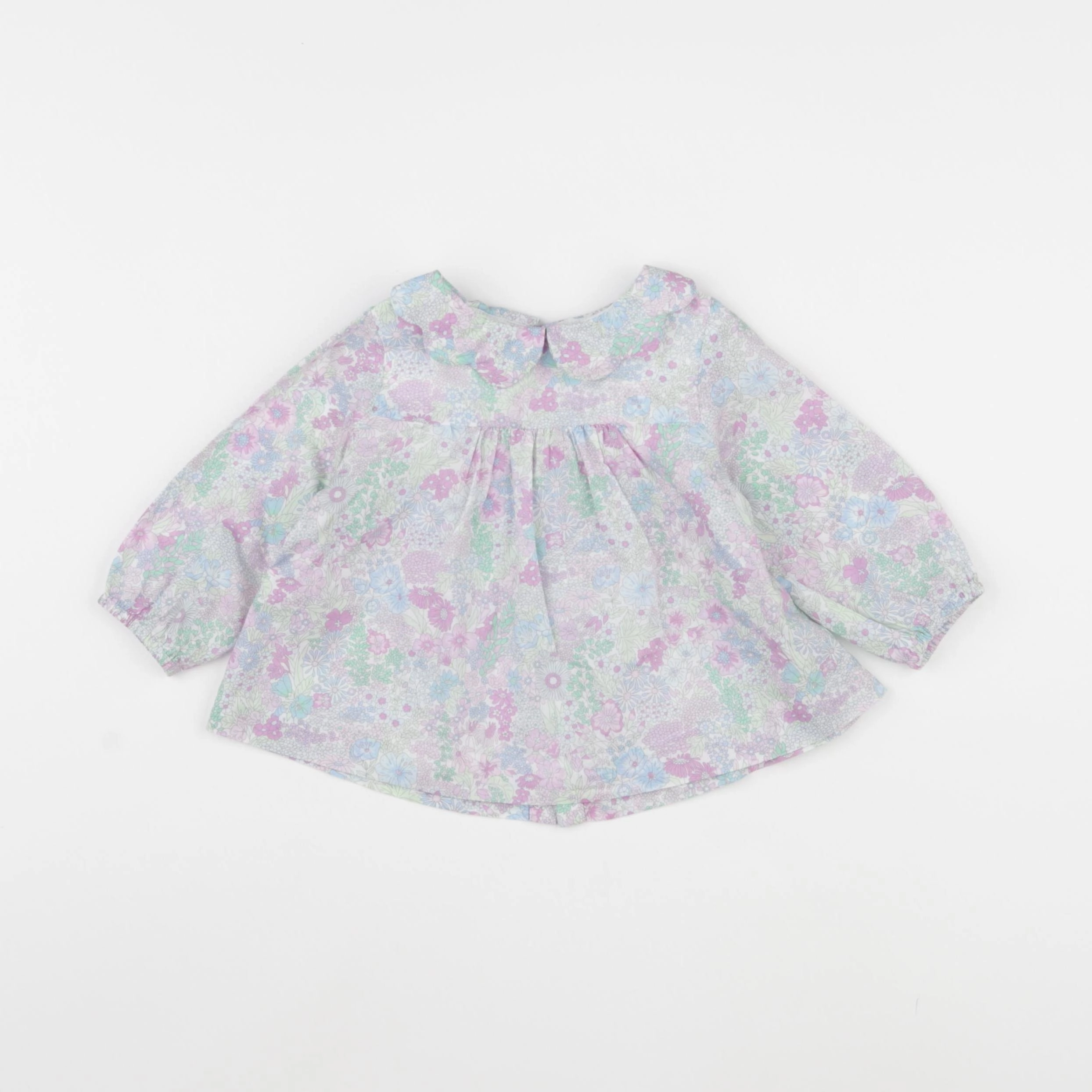 Jacadi - blouse liberty multicolore - 12 mois