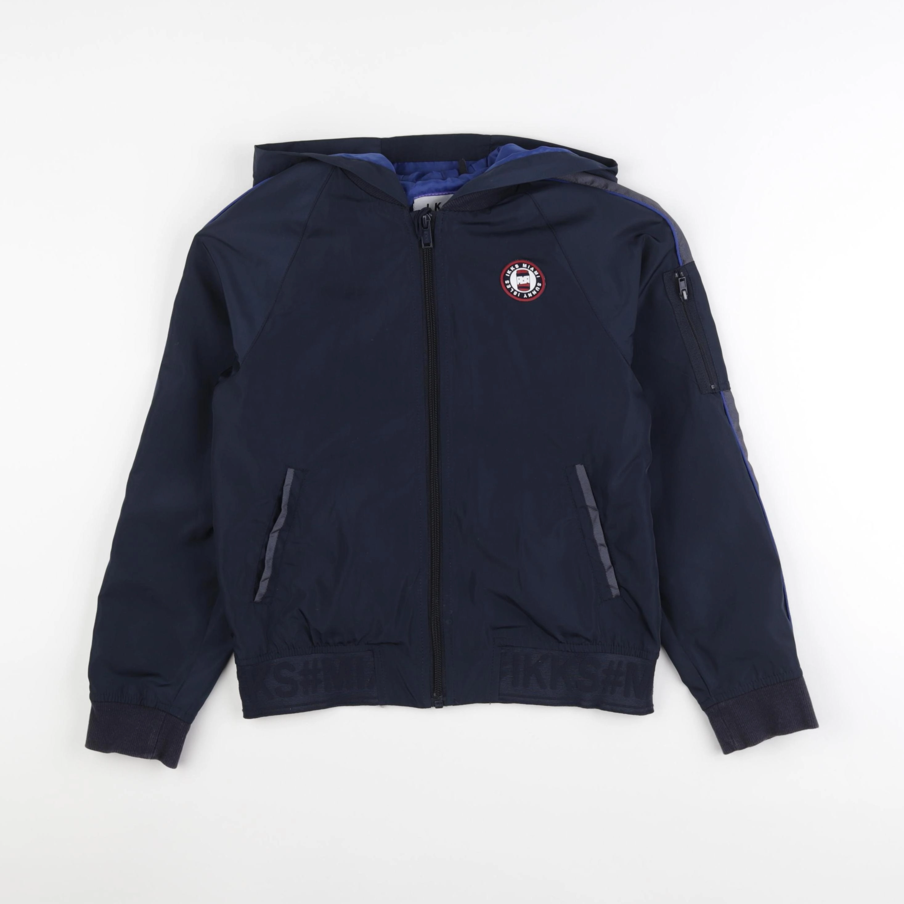 IKKS - veste doublé bleu - 10 ans