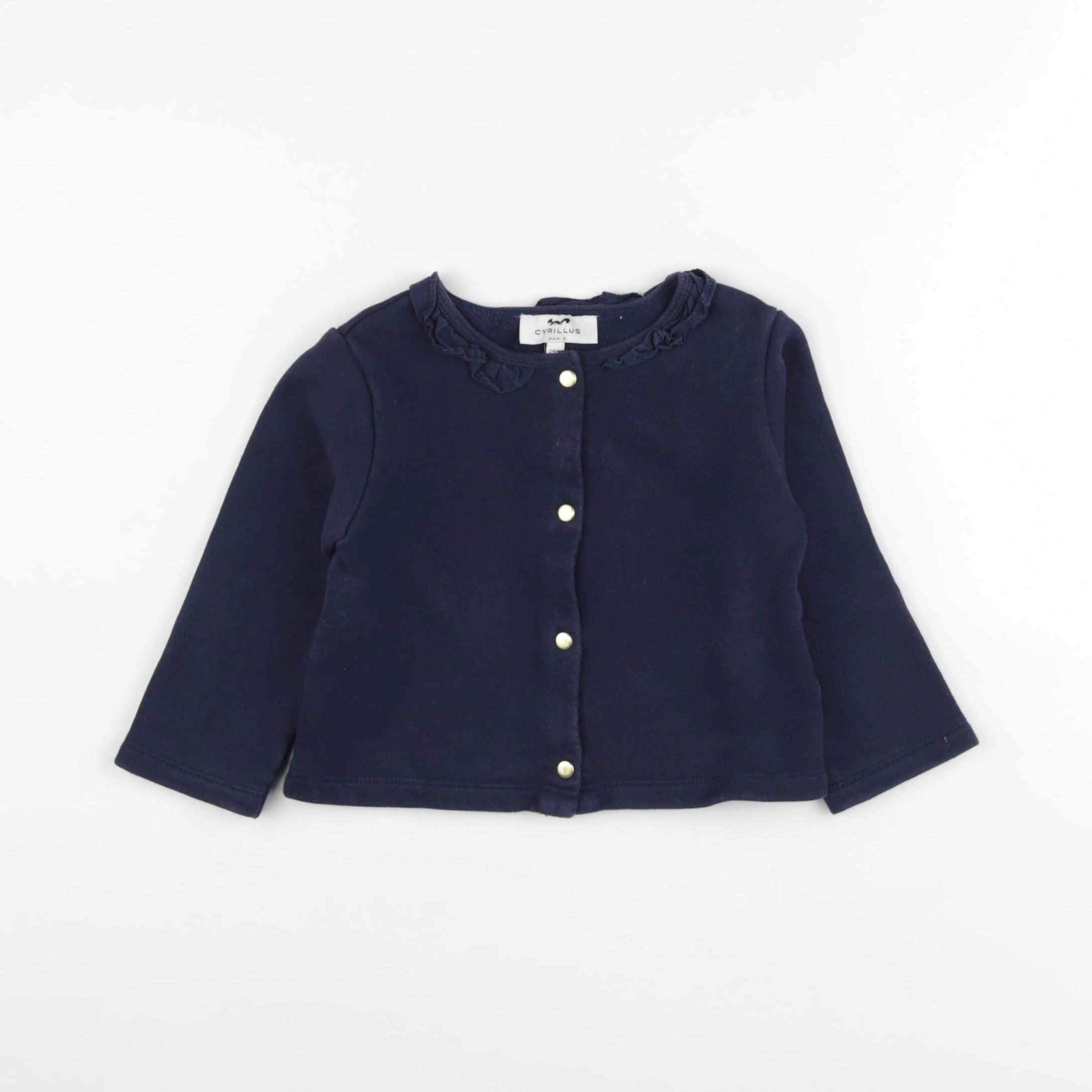 Cyrillus - sweat bleu - 24 mois