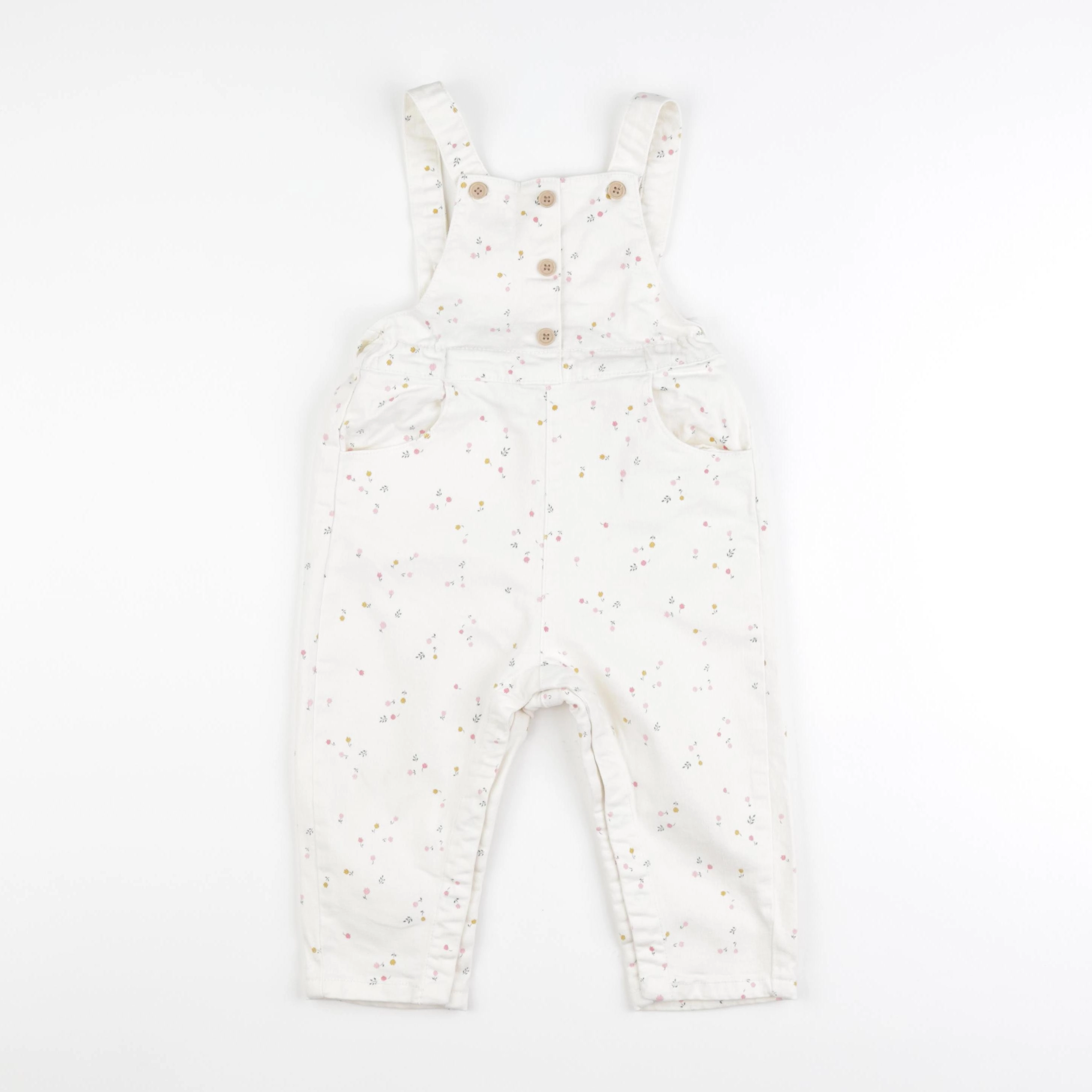 Cyrillus - salopette beige - 24 mois